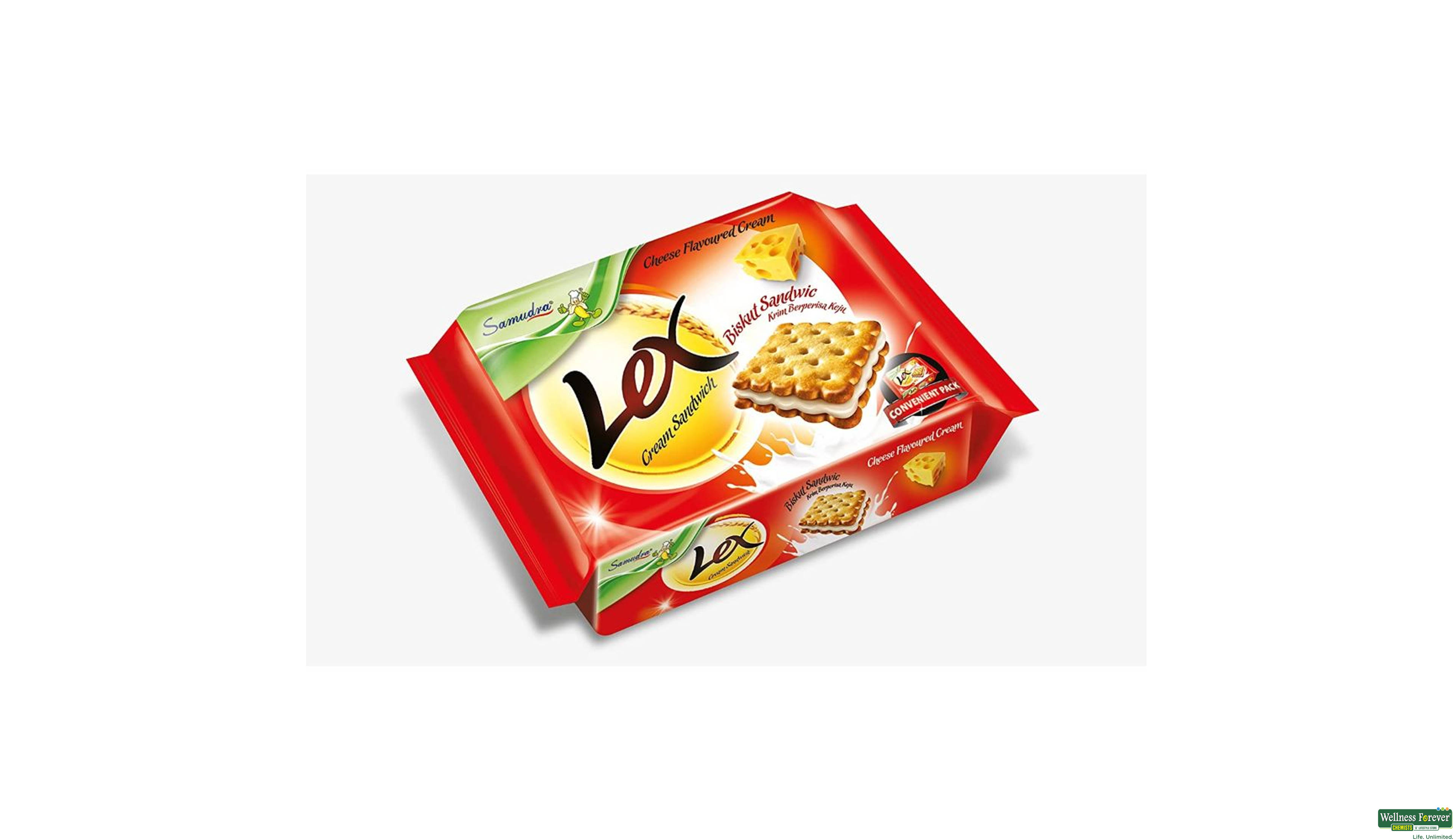 LEX BISC CREAM SANDWICH CHEESE 190GM- 1, 190GM, 