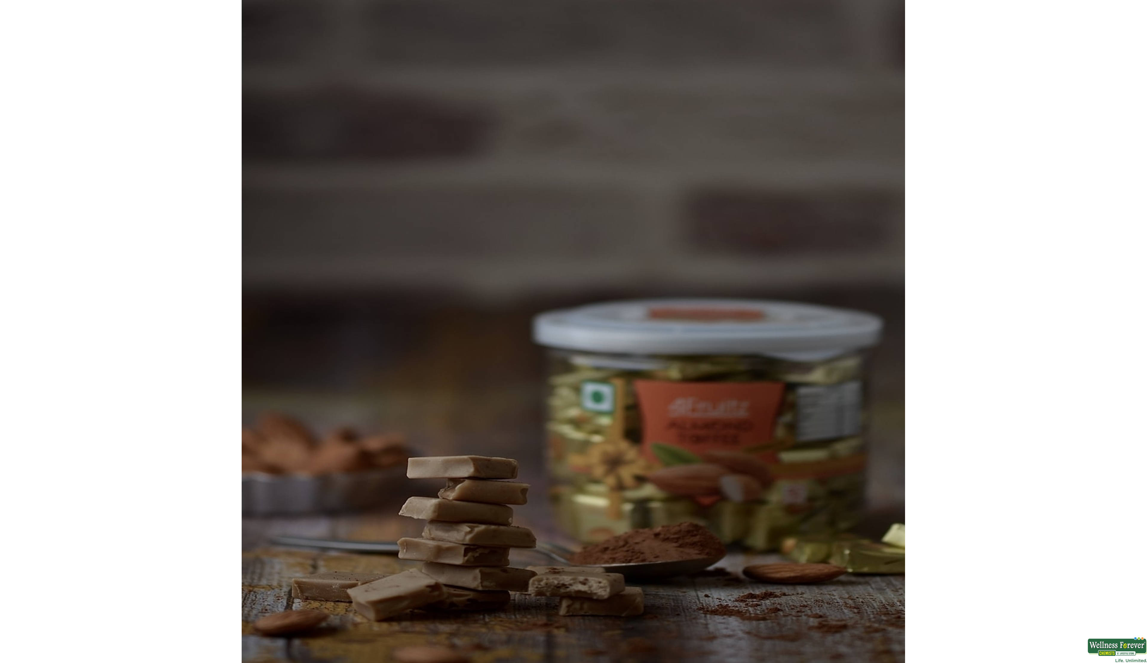 4FRUITZ ALMOND TOFFEE JAR 200GM- 2, 200GM, 