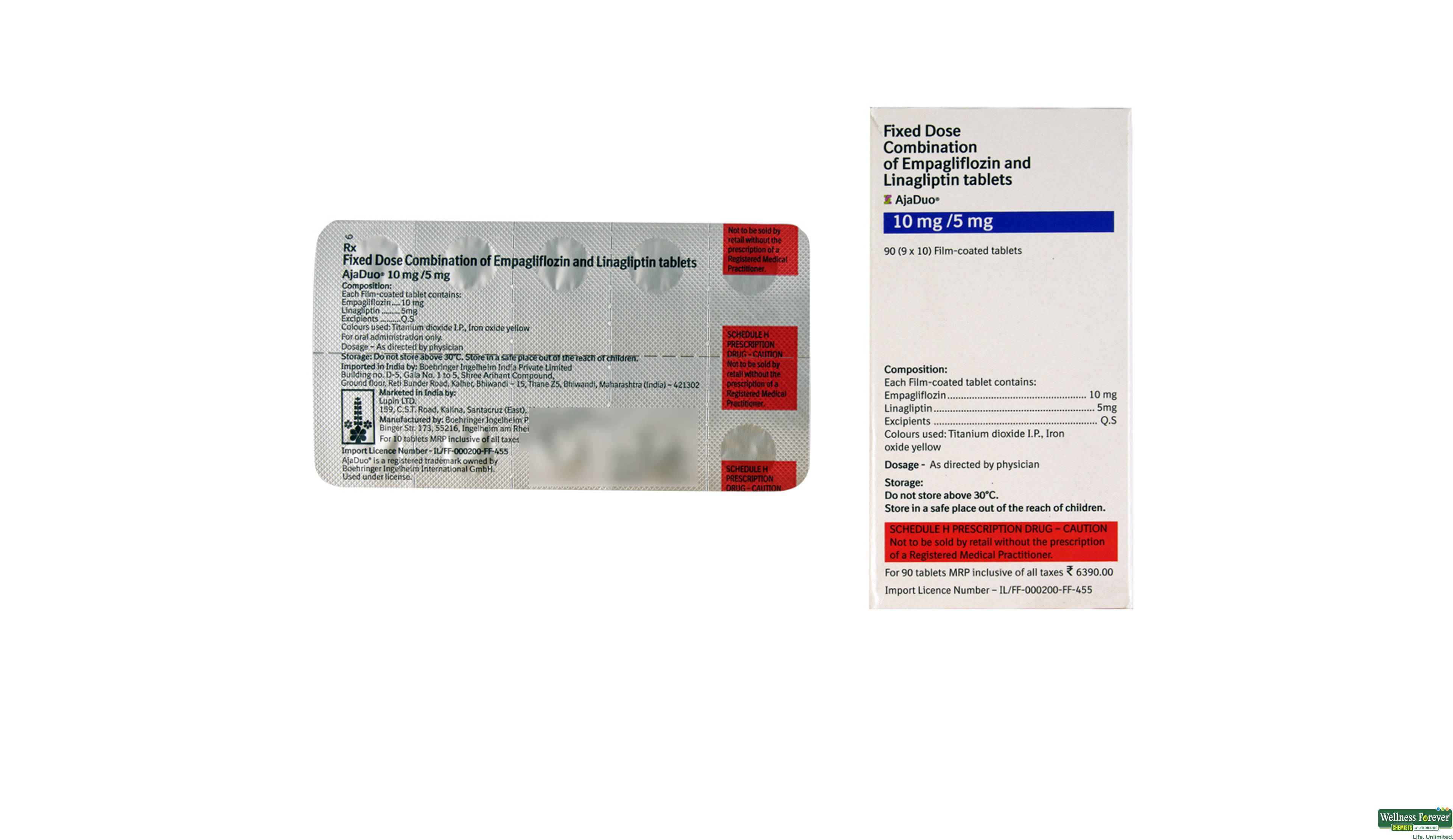 AJADUO 10/5MG 10TAB- 2, 10TAB, 