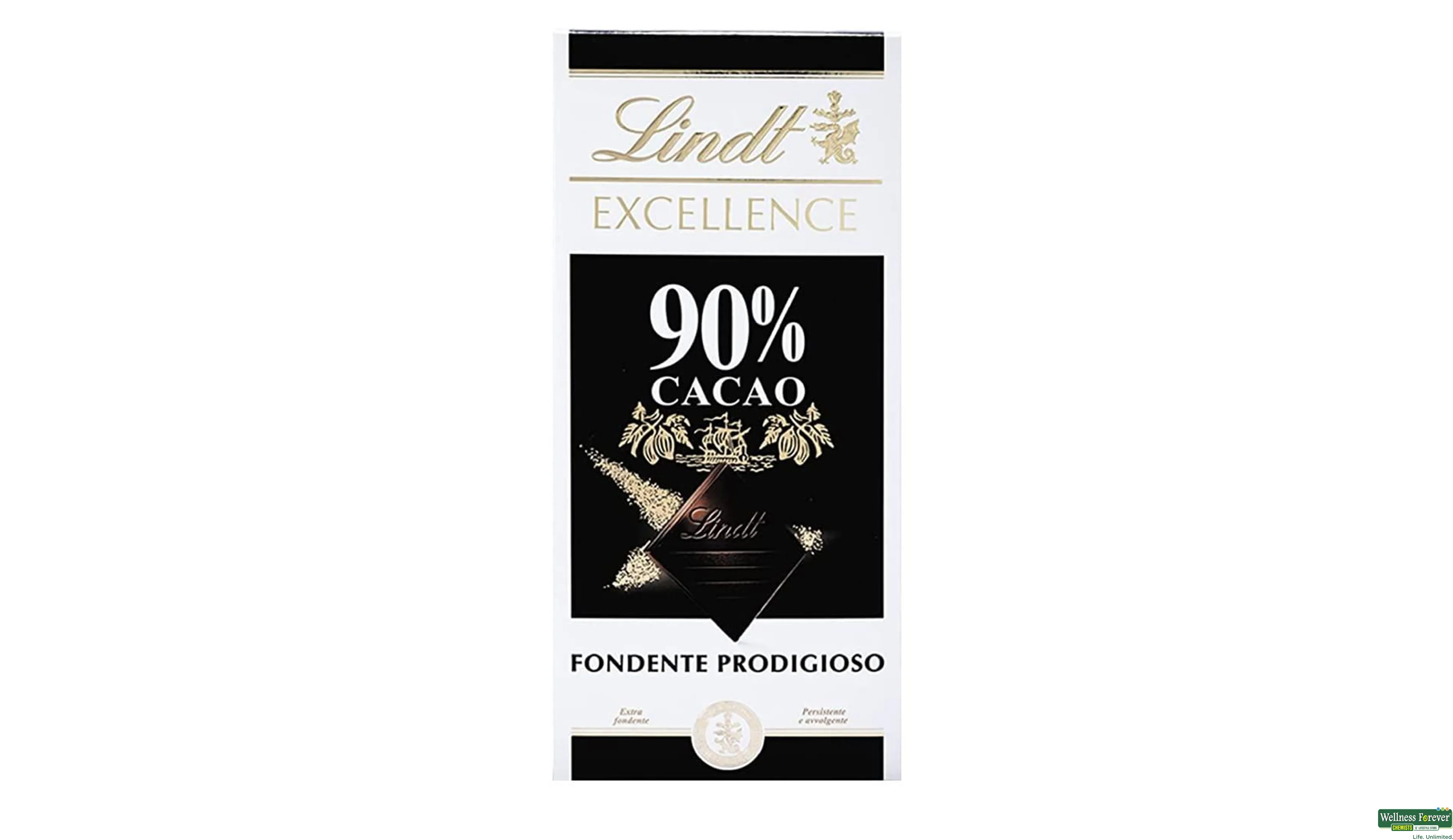 LINDT CHOC EXCE COCOA DARK 90% 100GM- 1, 100GM, 