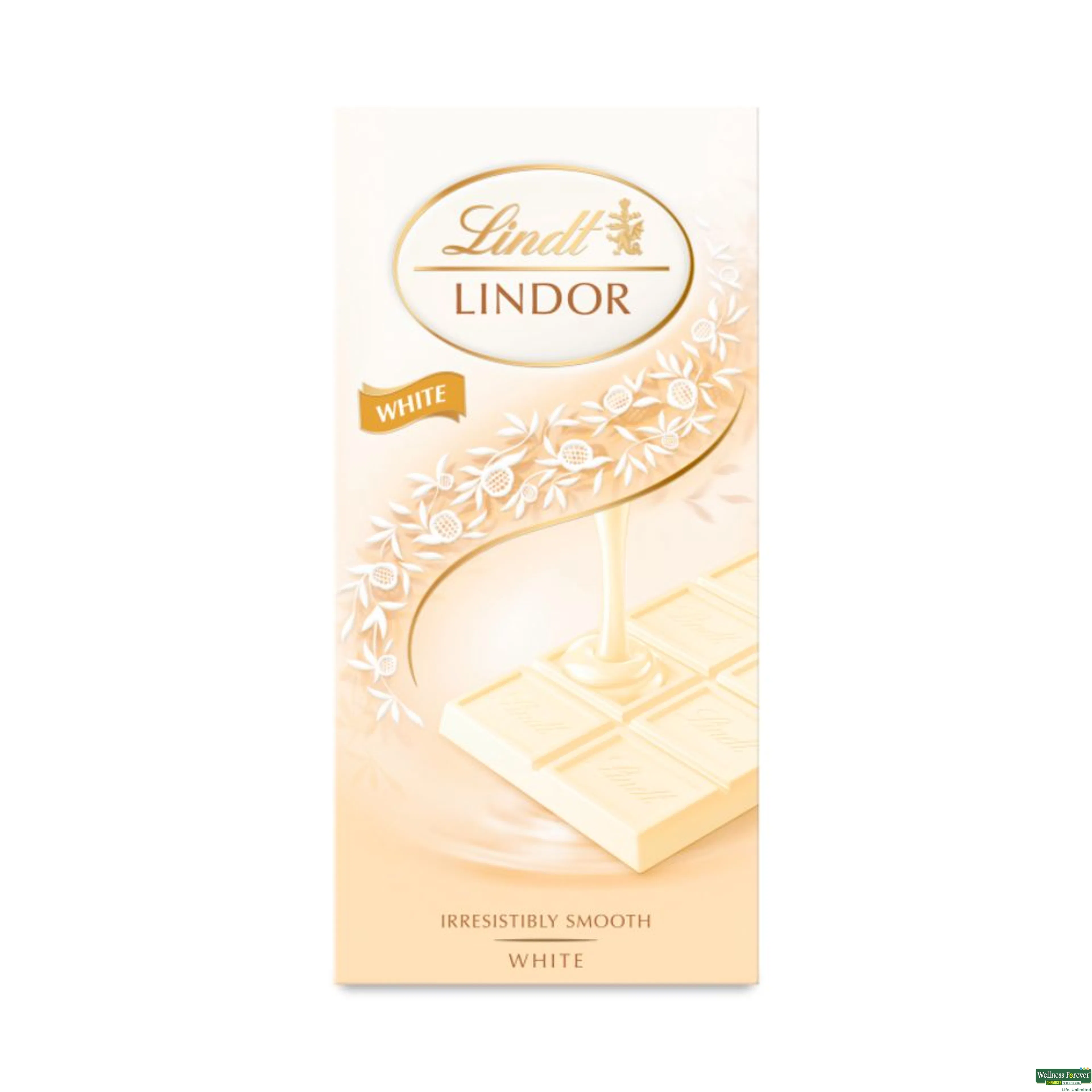 LINDT LINDOR WHITE CHOC 100GM-image