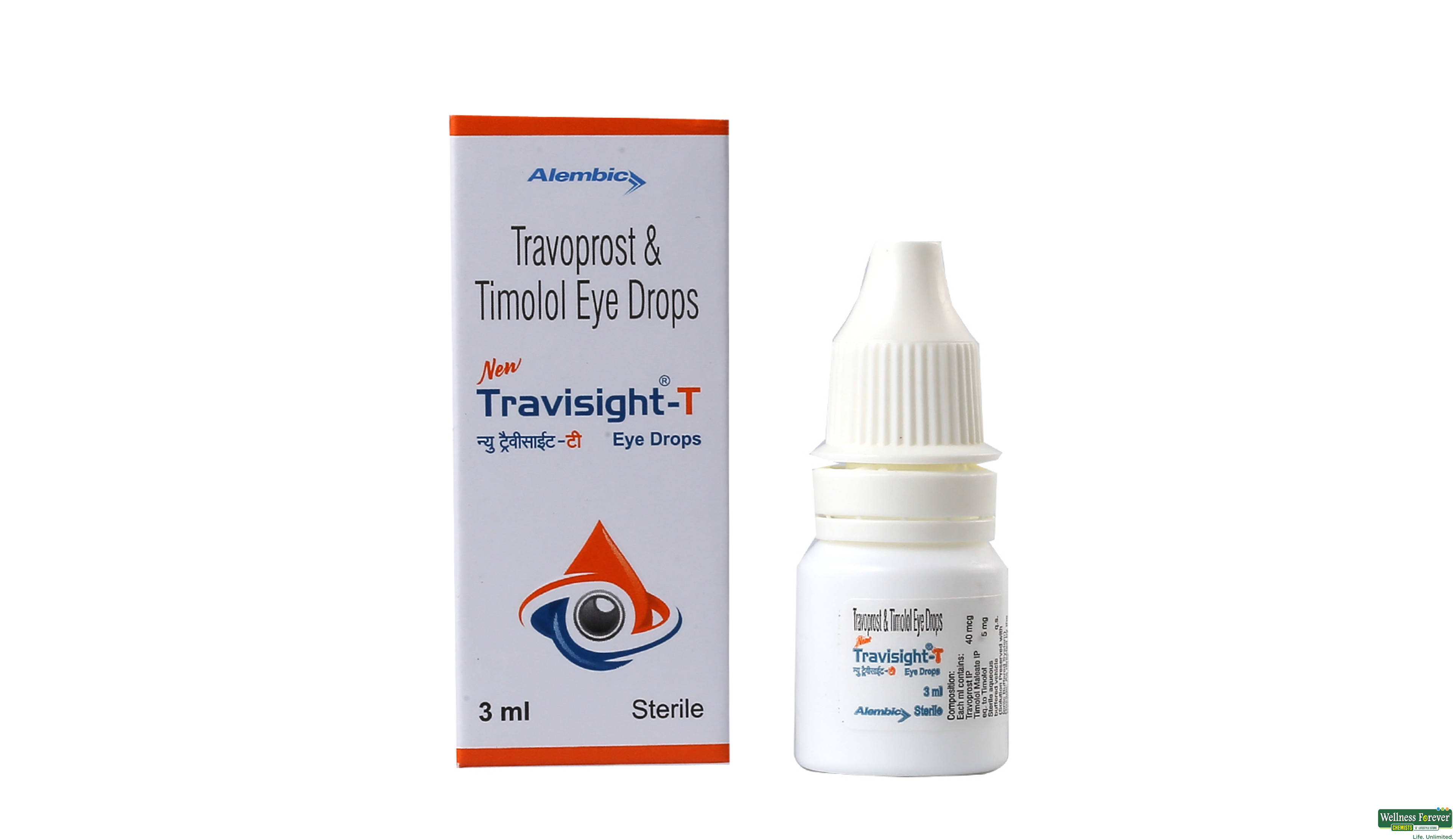 TRAVISIGHT-T E/DROPS 3ML- 1, 3ML, 