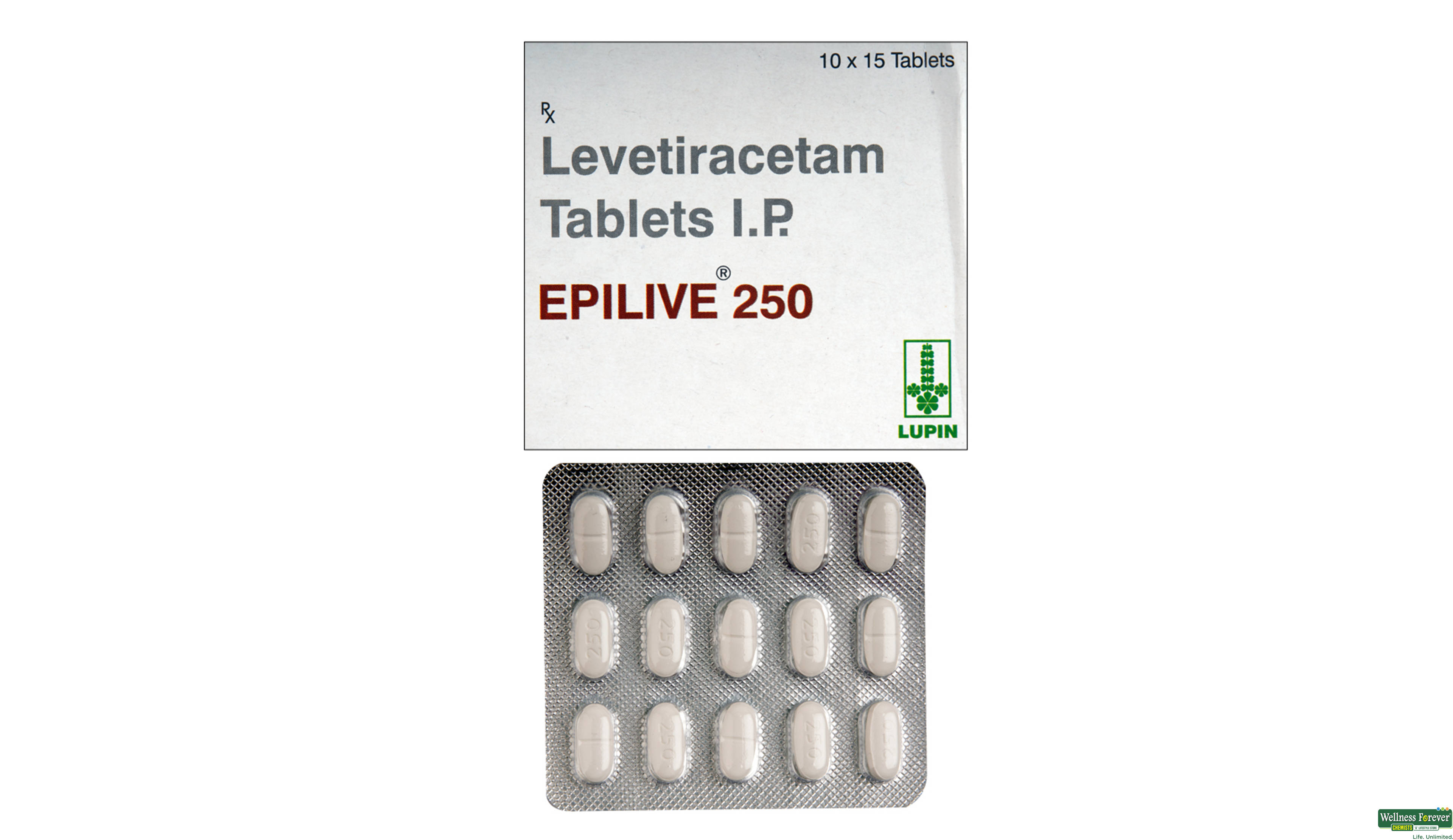EPILIVE 250MG 15TAB- 1, 15TAB, 
