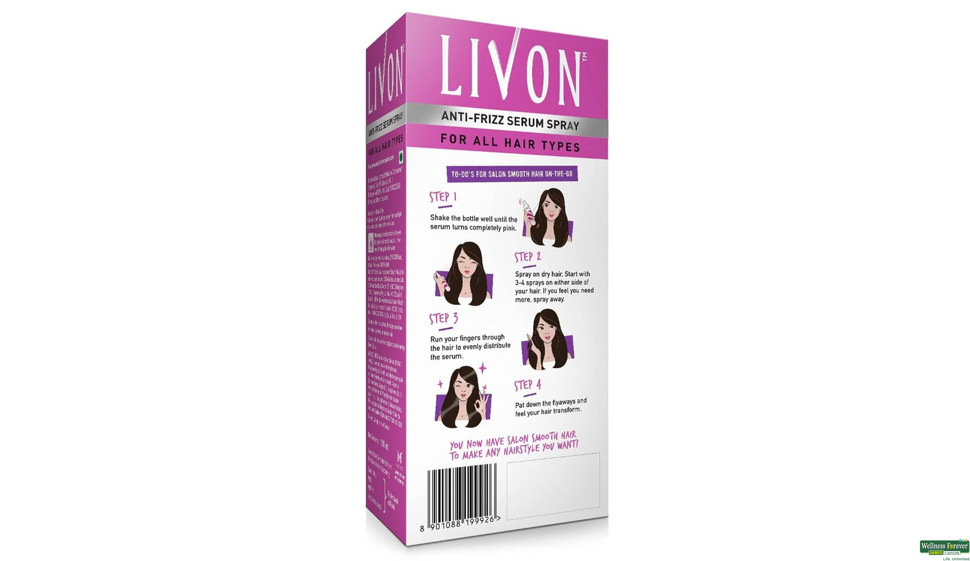 LIVON HR/SERUM SHAKE/SPRAY 50ML- 3, 50ML, 