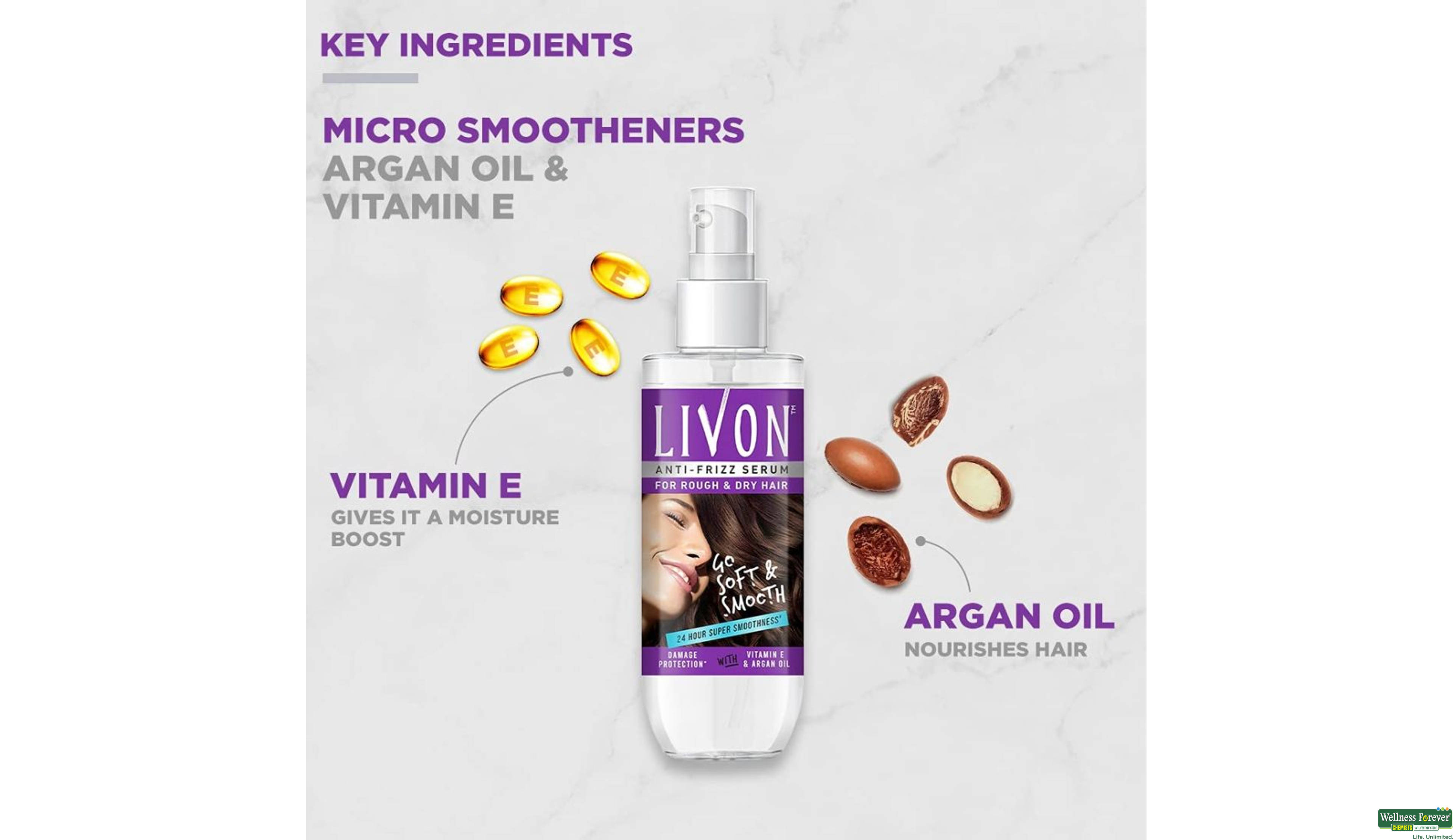 LIVON HR/SERUM DRY UNRULY HAIR 50ML- 5, 50ML, 