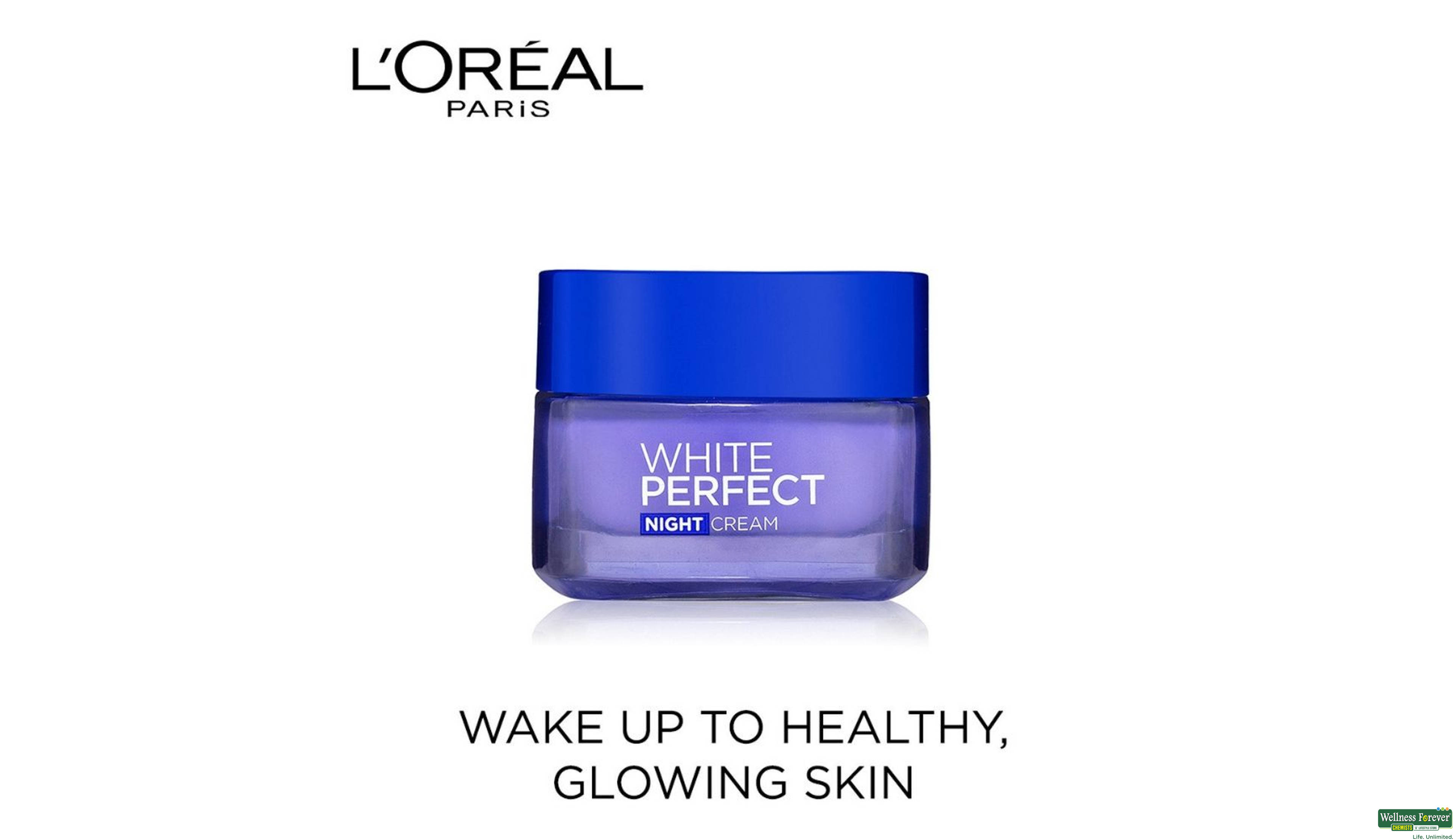 LOREAL F/CRM NIGHT WHITE PERFECT 50ML IMP- 5, 50ML, 