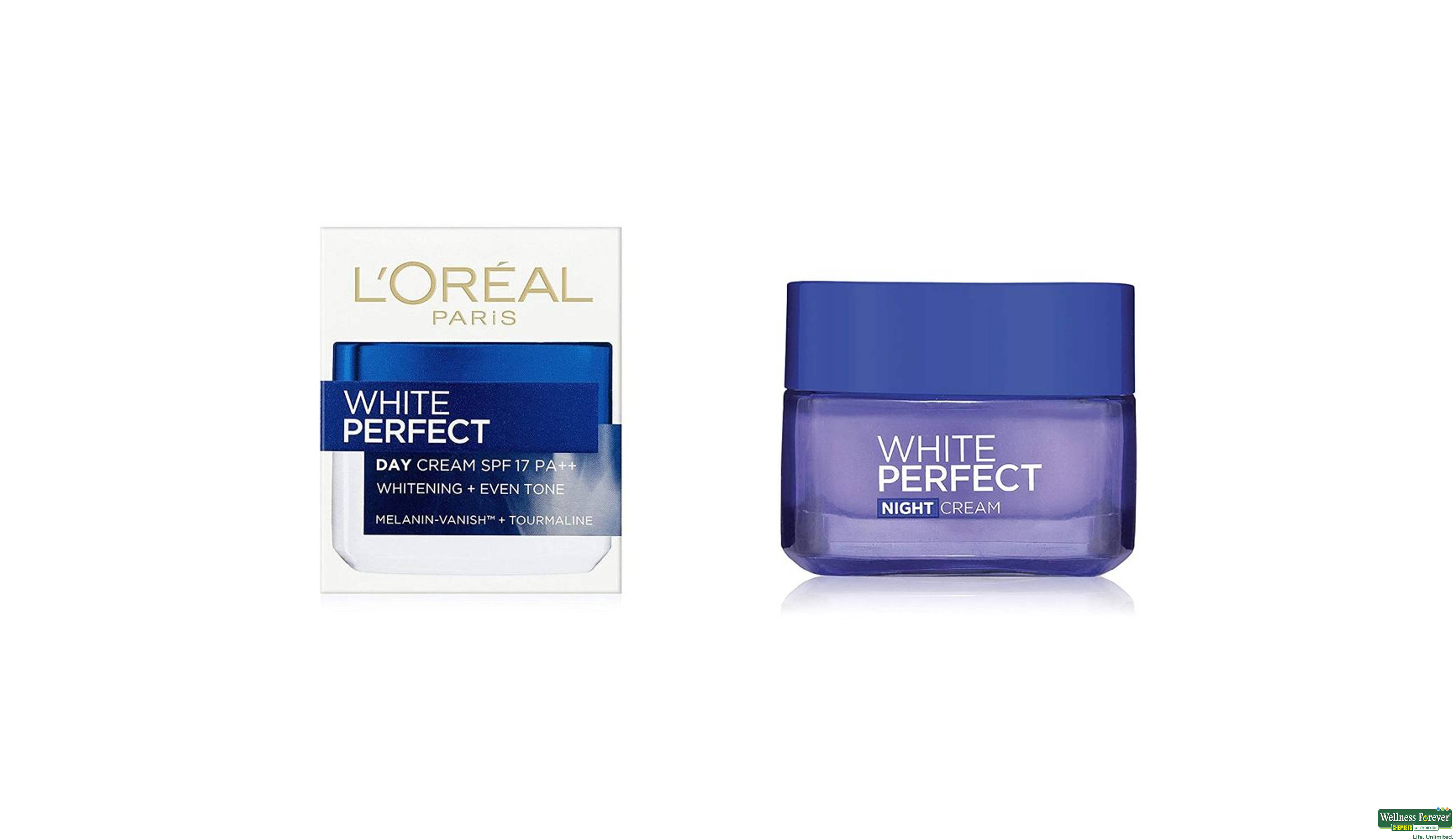 LOREAL F/CRM NIGHT WHITE PERFECT 50ML IMP- 6, 50ML, 