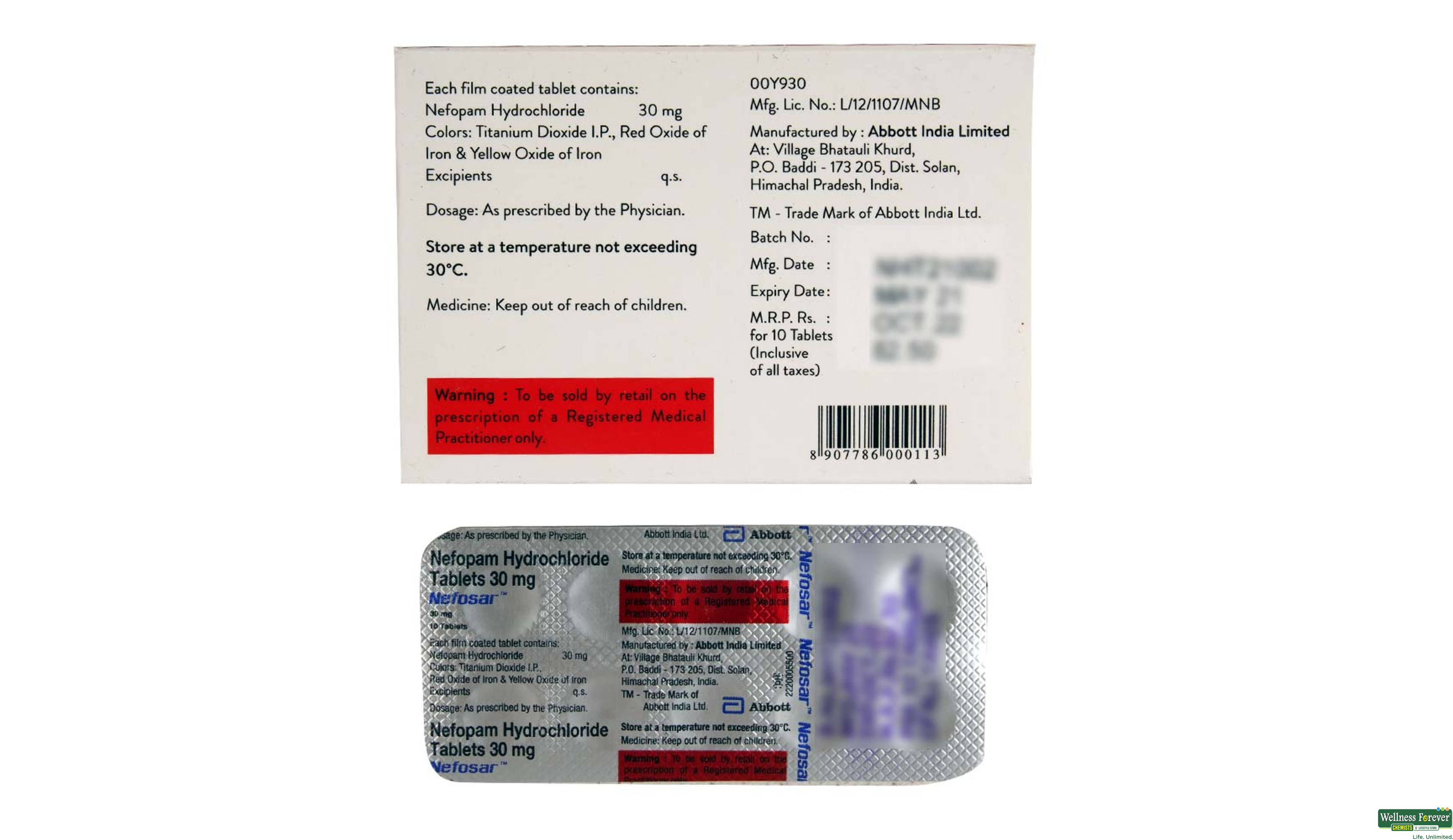 NEFOSAR 30MG 10TAB- 2, 10TAB, 