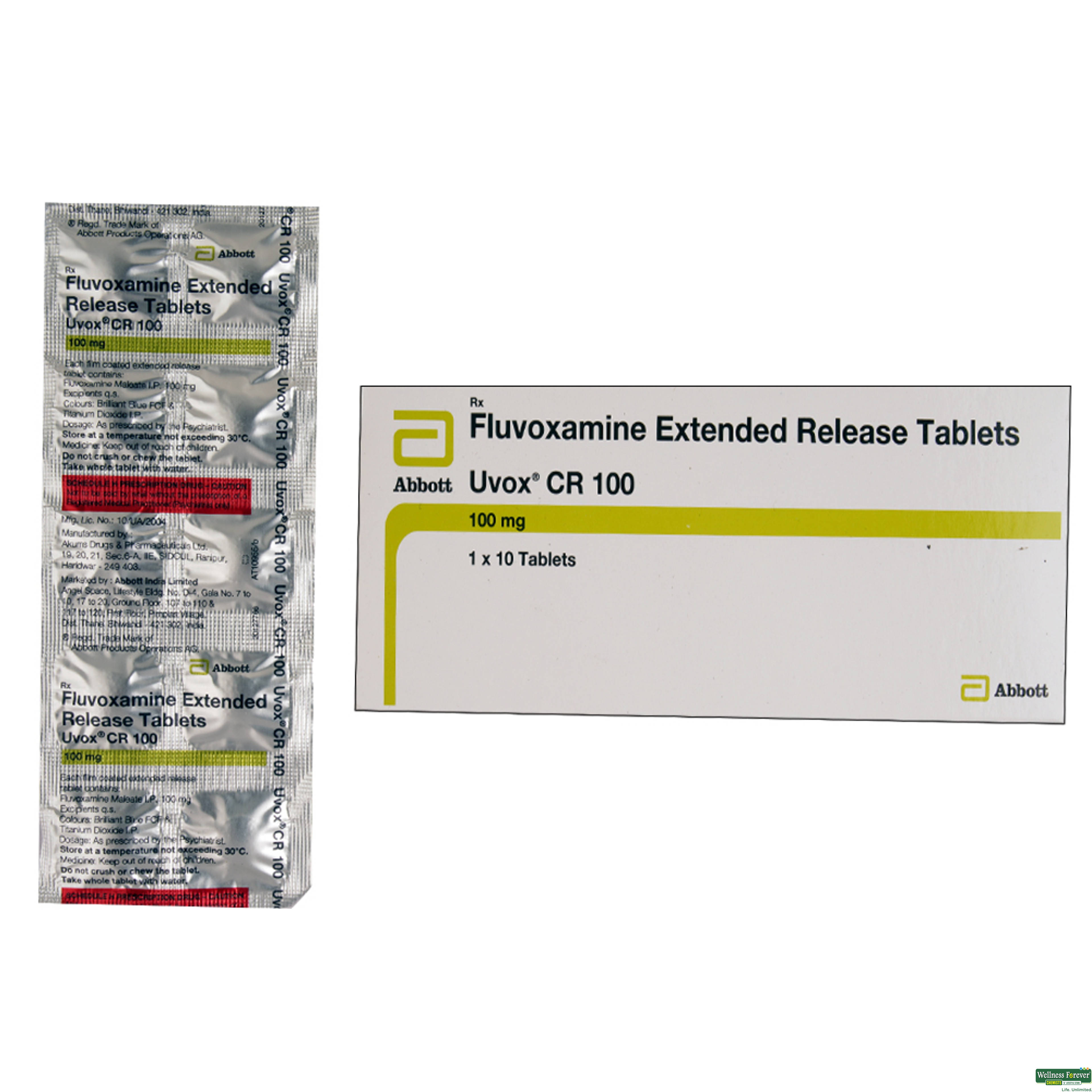 Uvox-CR 100mg 10 Tablets-image
