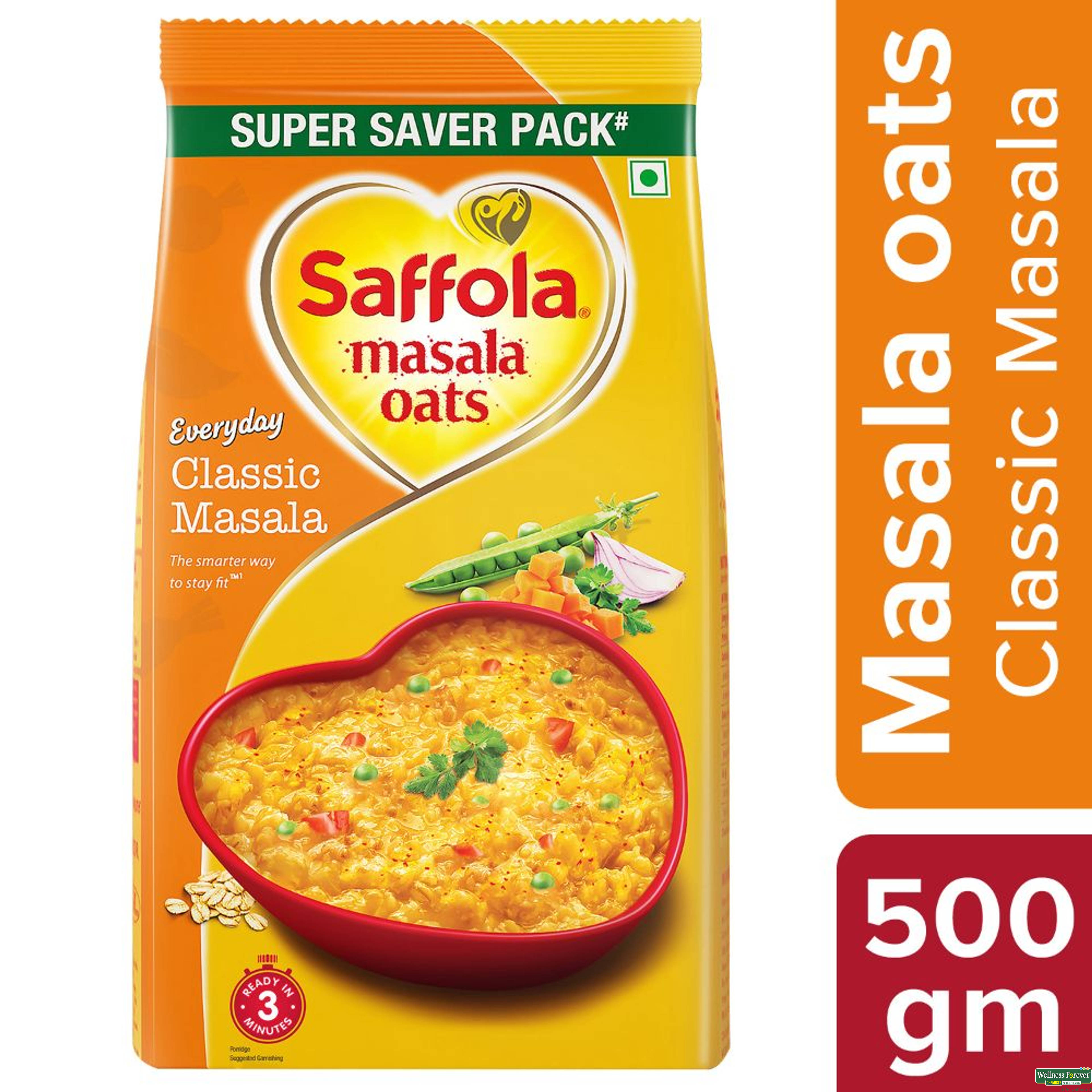 SAFFOLA OATS MASALA CLASSIC 500GM-image