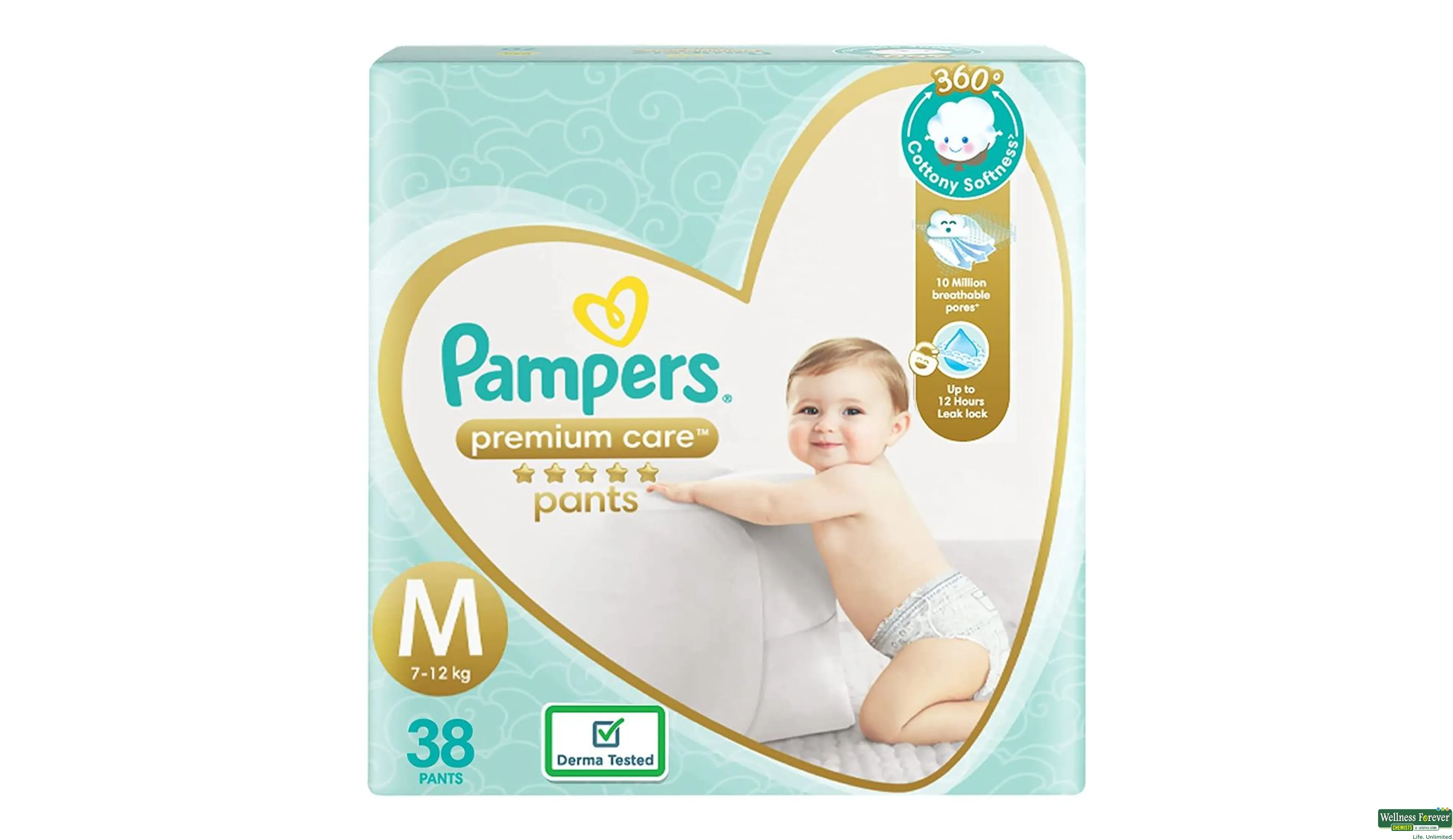 Buy PAMP DIAP PREMIUM CARE PANTS M 38PC Online at Best Prices