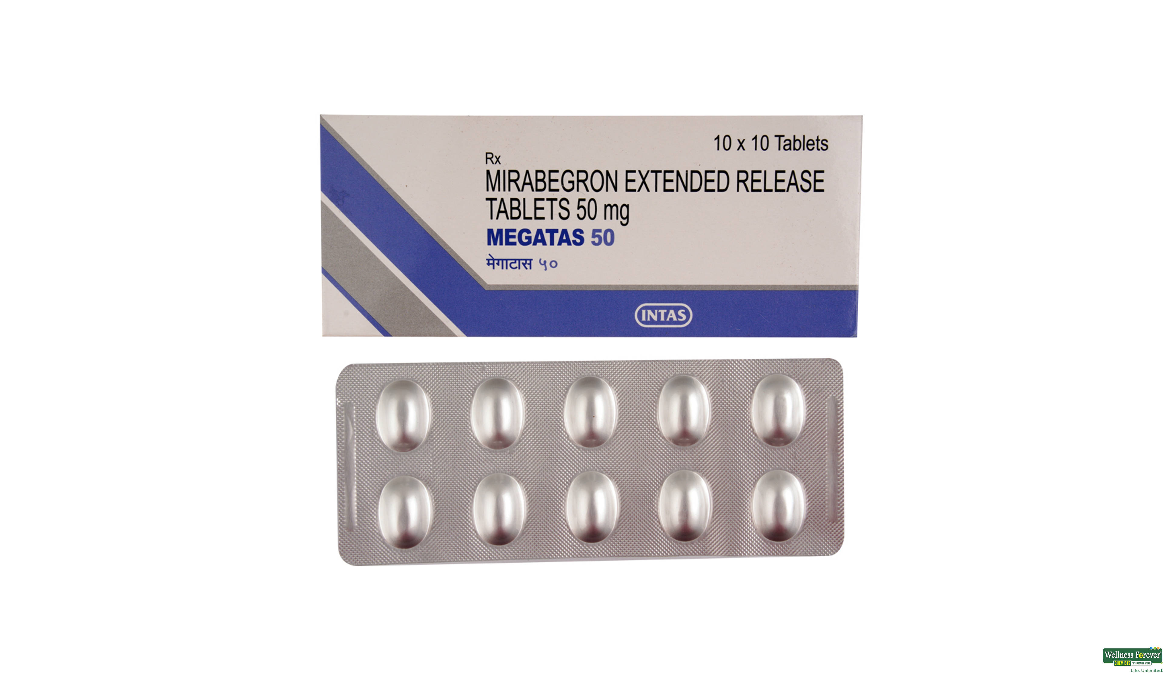 MEGATAS 50MG 10TAB- 1, 10TAB, 