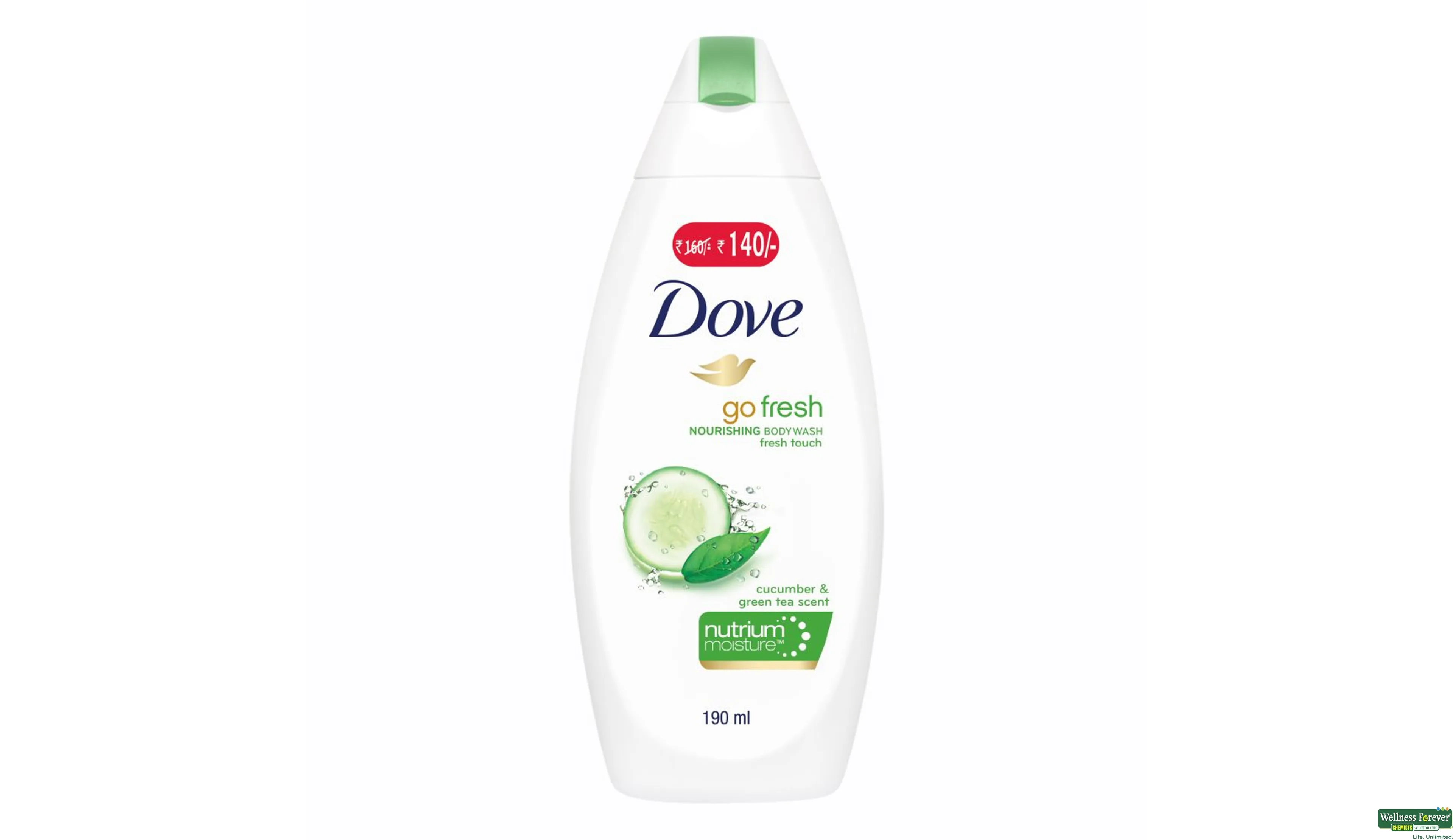 DOVE REFRESHING BW 250ML- 2, 250ML, 