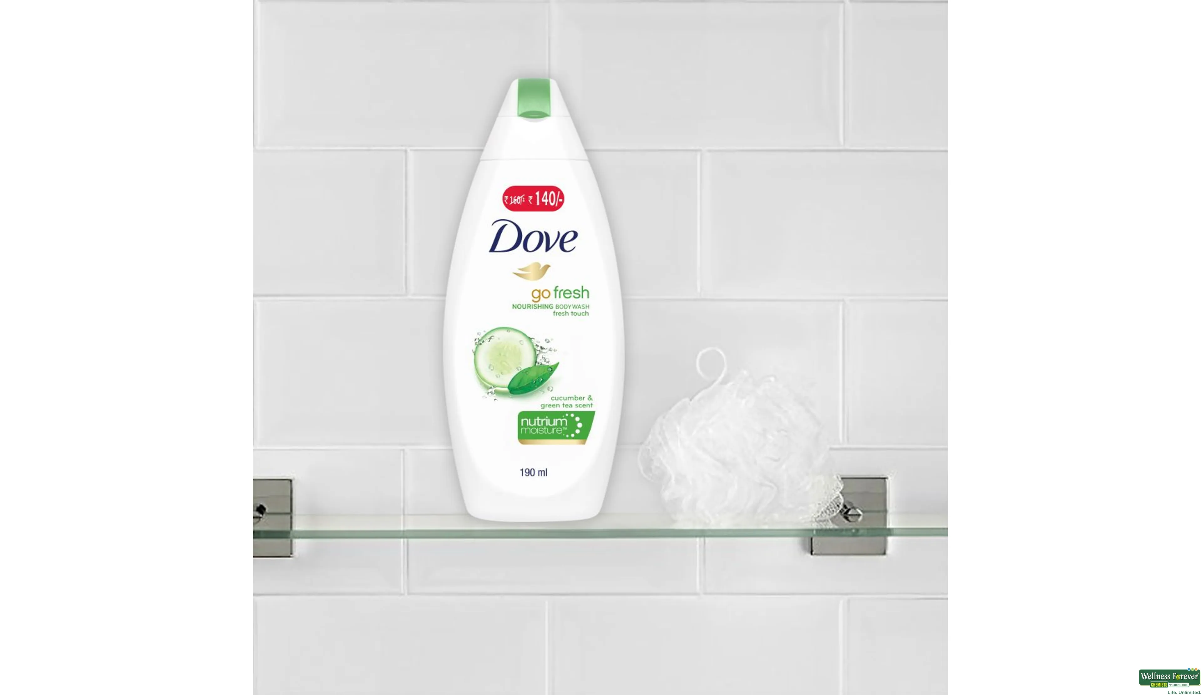 DOVE REFRESHING BW 250ML- 7, 250ML, 