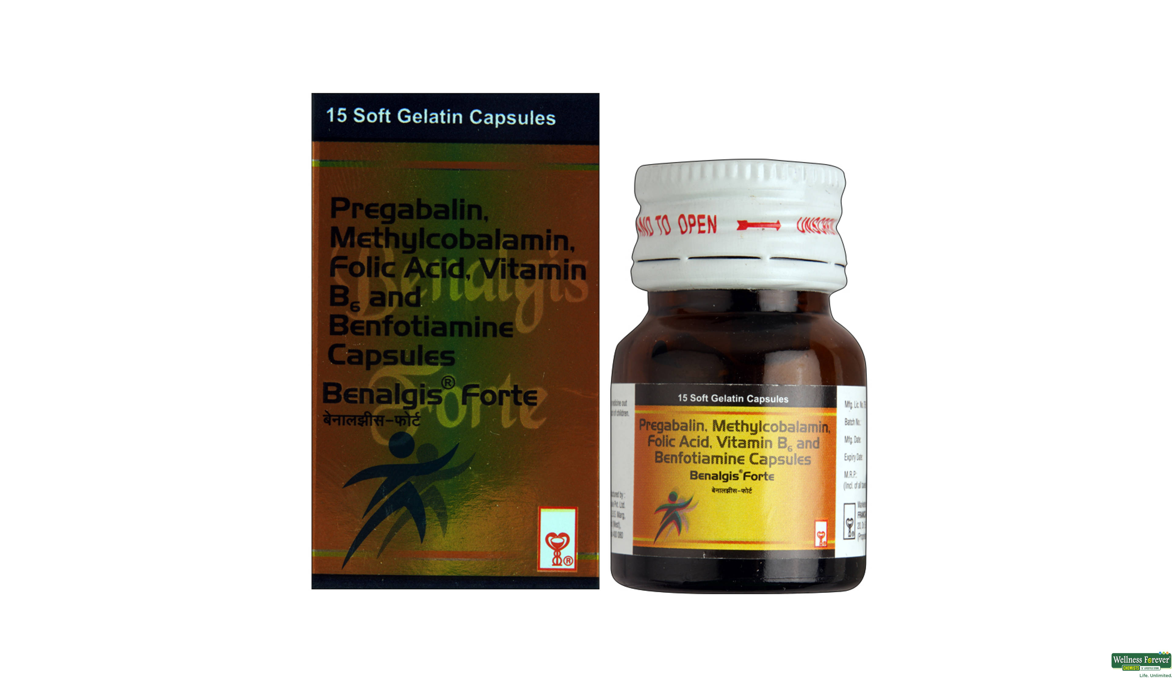 BENALGIS-FORTE 15CAP- 1, 15CAP, 