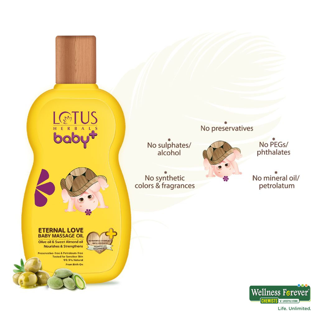 Lotus baby massage oil on sale