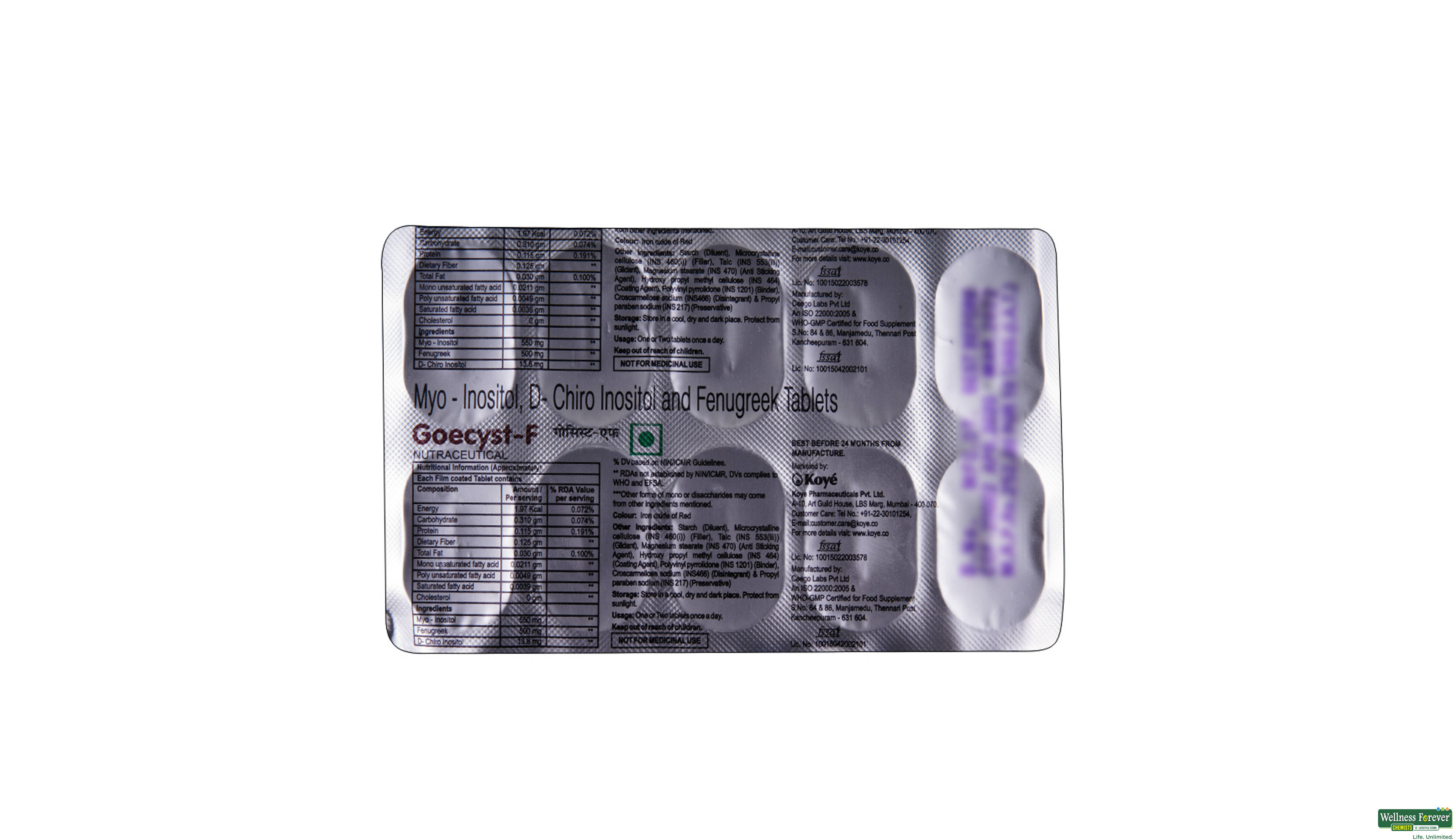 GOECYST-F 10TAB- 2, 10TAB, 