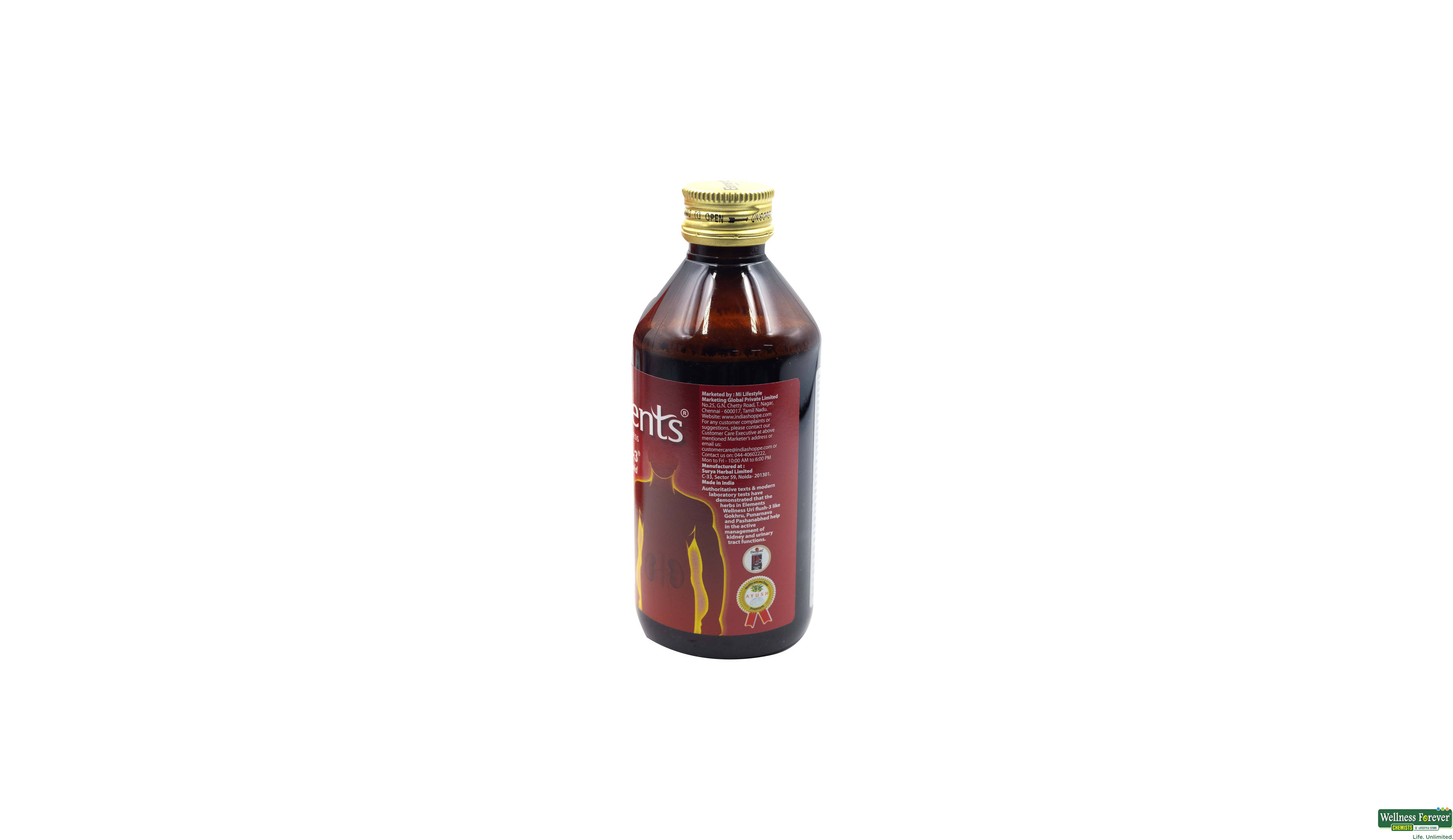 ELEMENT URI FLUSH-3 LIQ 200ML- 3, 200ML, 