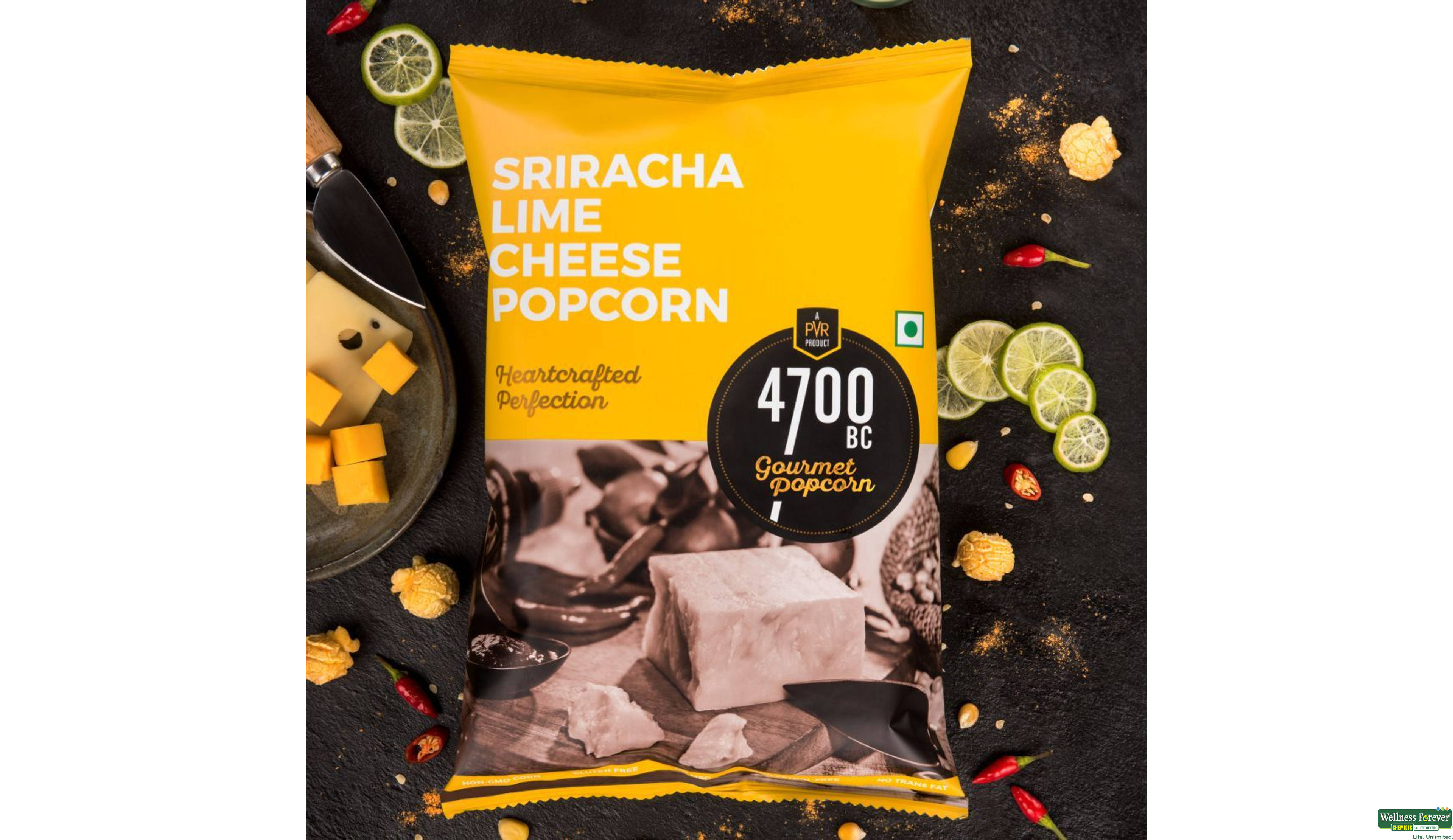 4700BC POPCORN SRIRACHA LIME CHEESE 35GM- 4, 35GM, 