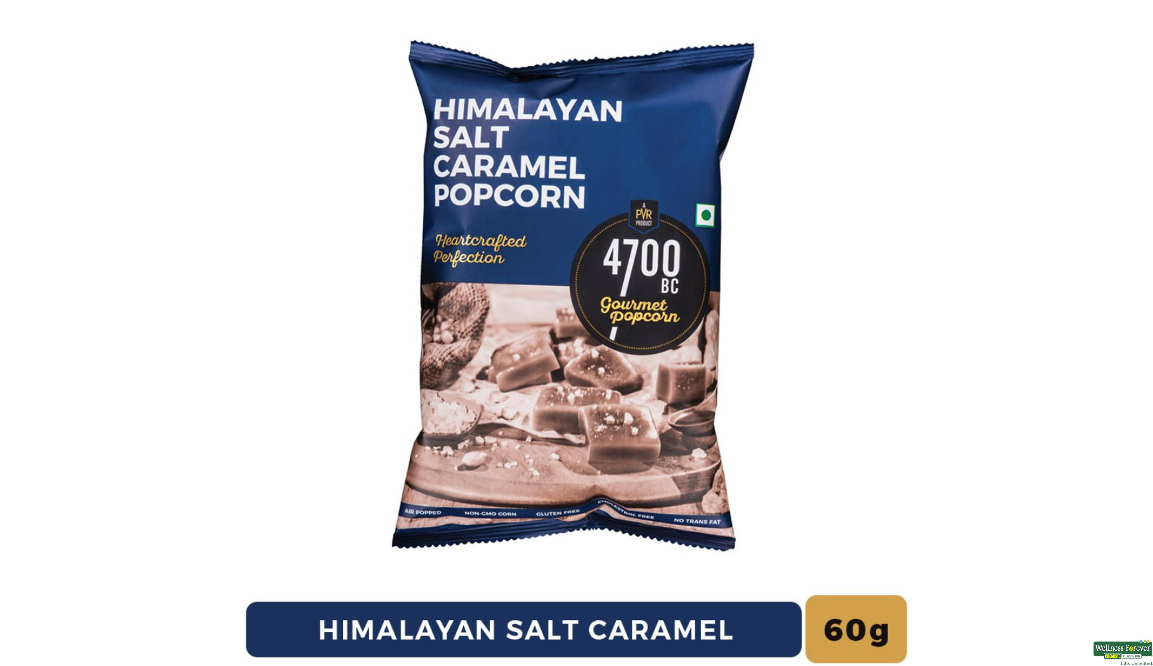 4700BCÂ POPCORN HIMA SALT CARAMEL 75GM- 1, 75GM, null