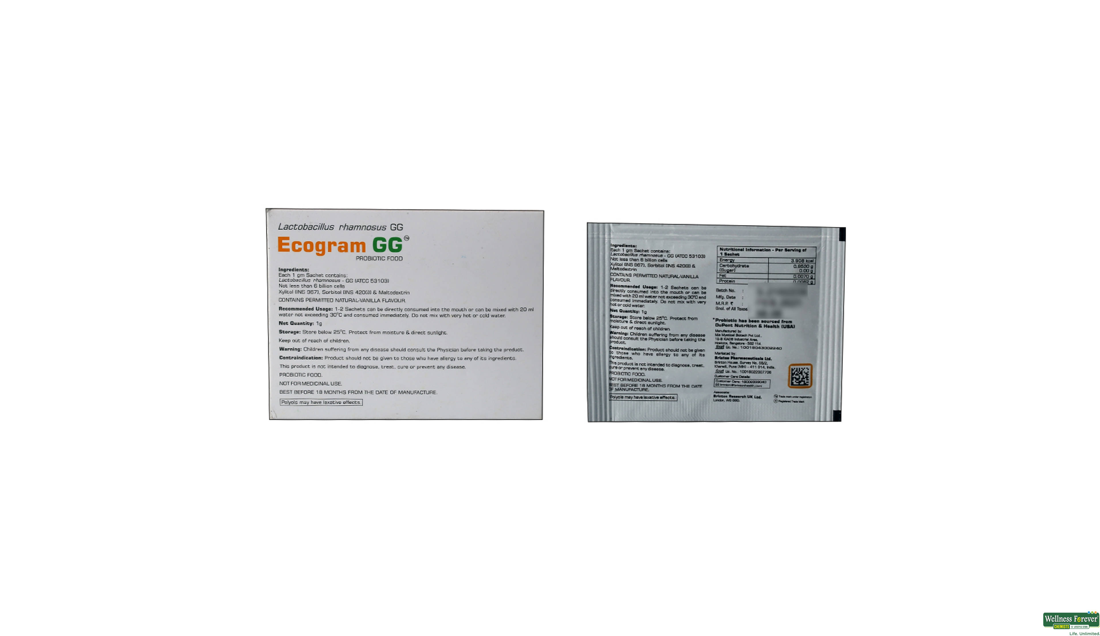 ECOGRAM-GG SACH 1GM- 2, 1GM, 