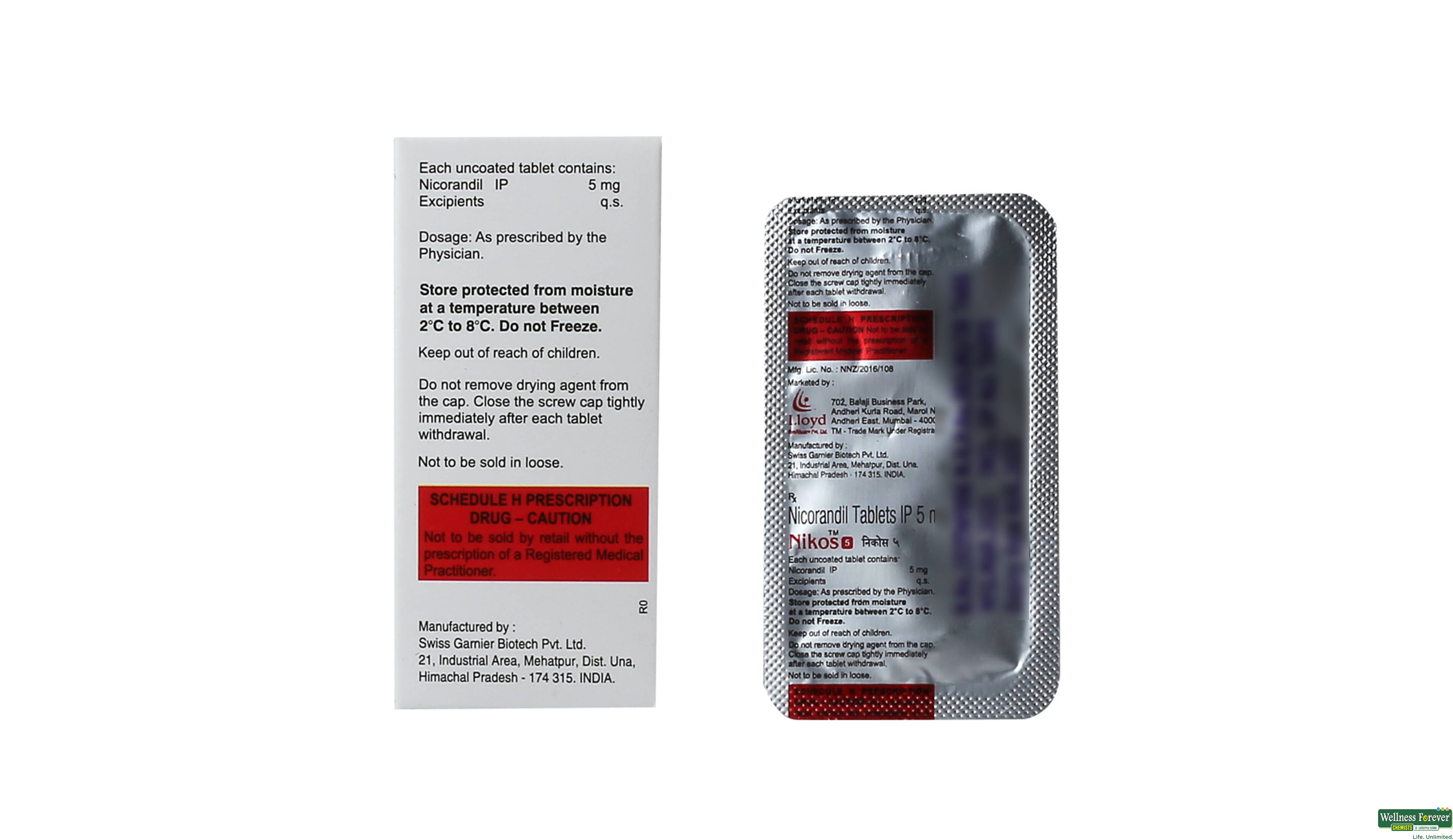 NIKOS 5MG 30TAB- 2, 30TAB, 