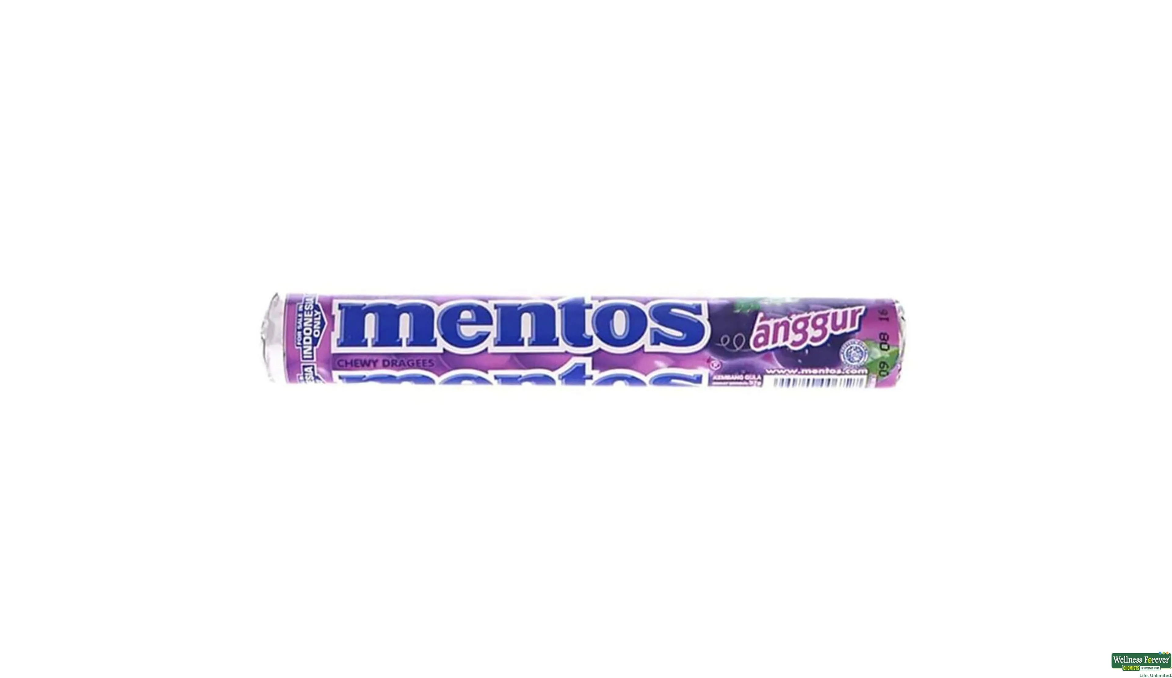 MENTOS CANDY CHEW GRAPE 1PC- 1, 1PC, 