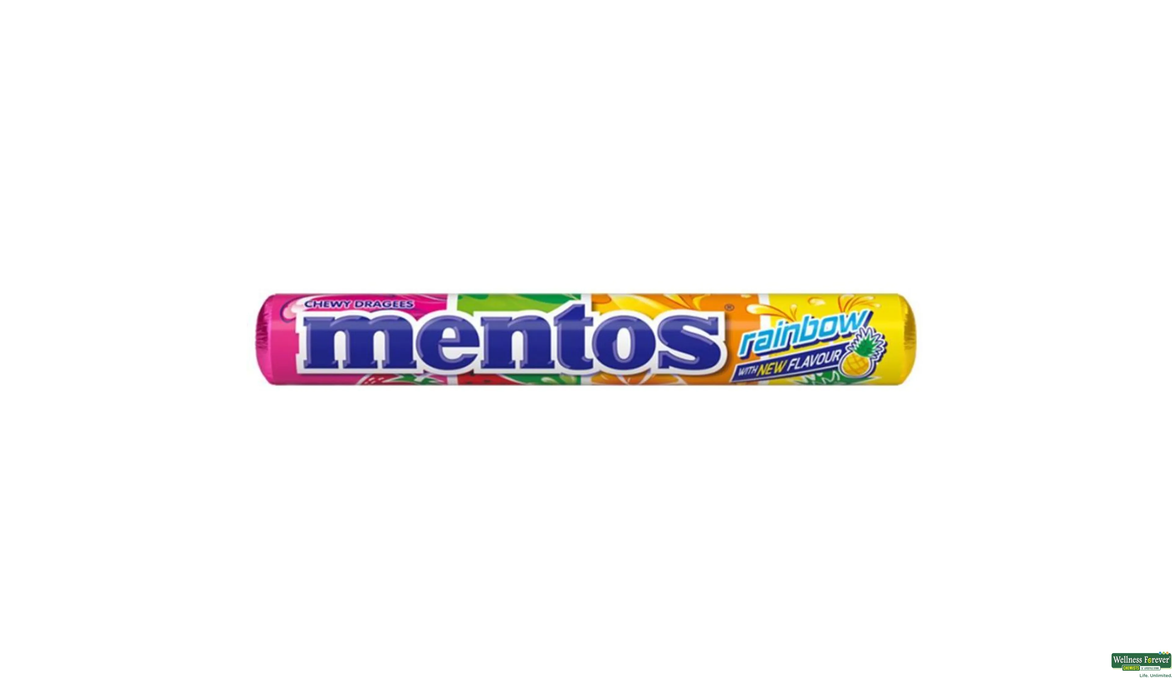 MENTOS CANDY CHEW RAINBOW 1PC- 1, 1PC, 