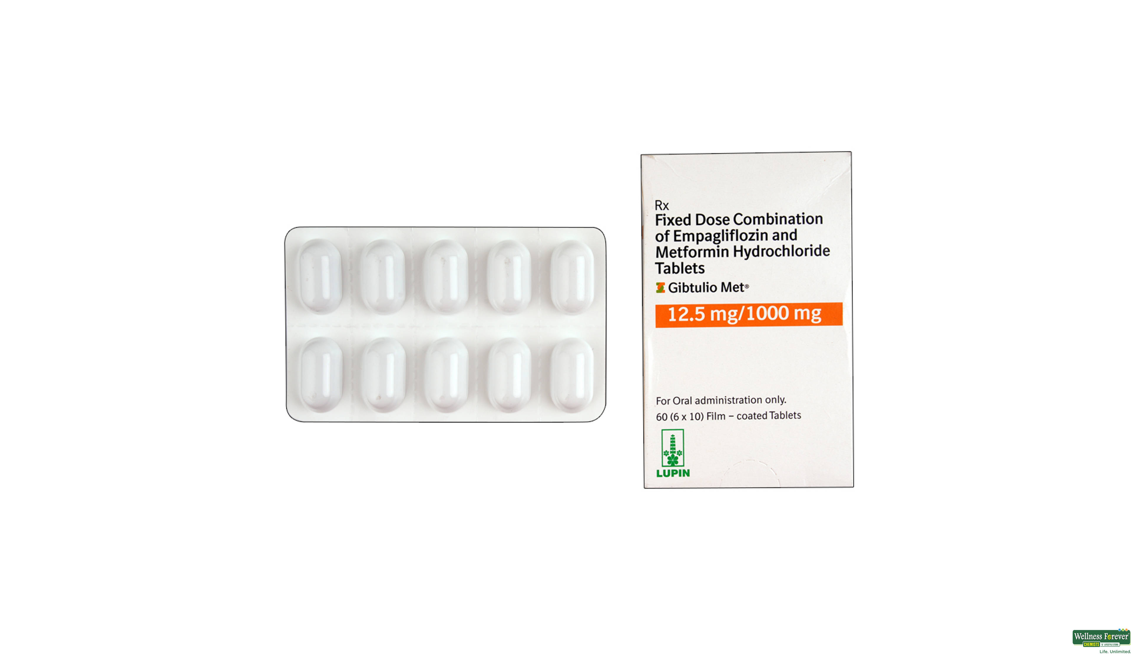 GIBTULIO-MET 12.5/1000MG 10TAB- 1, 10TAB, 