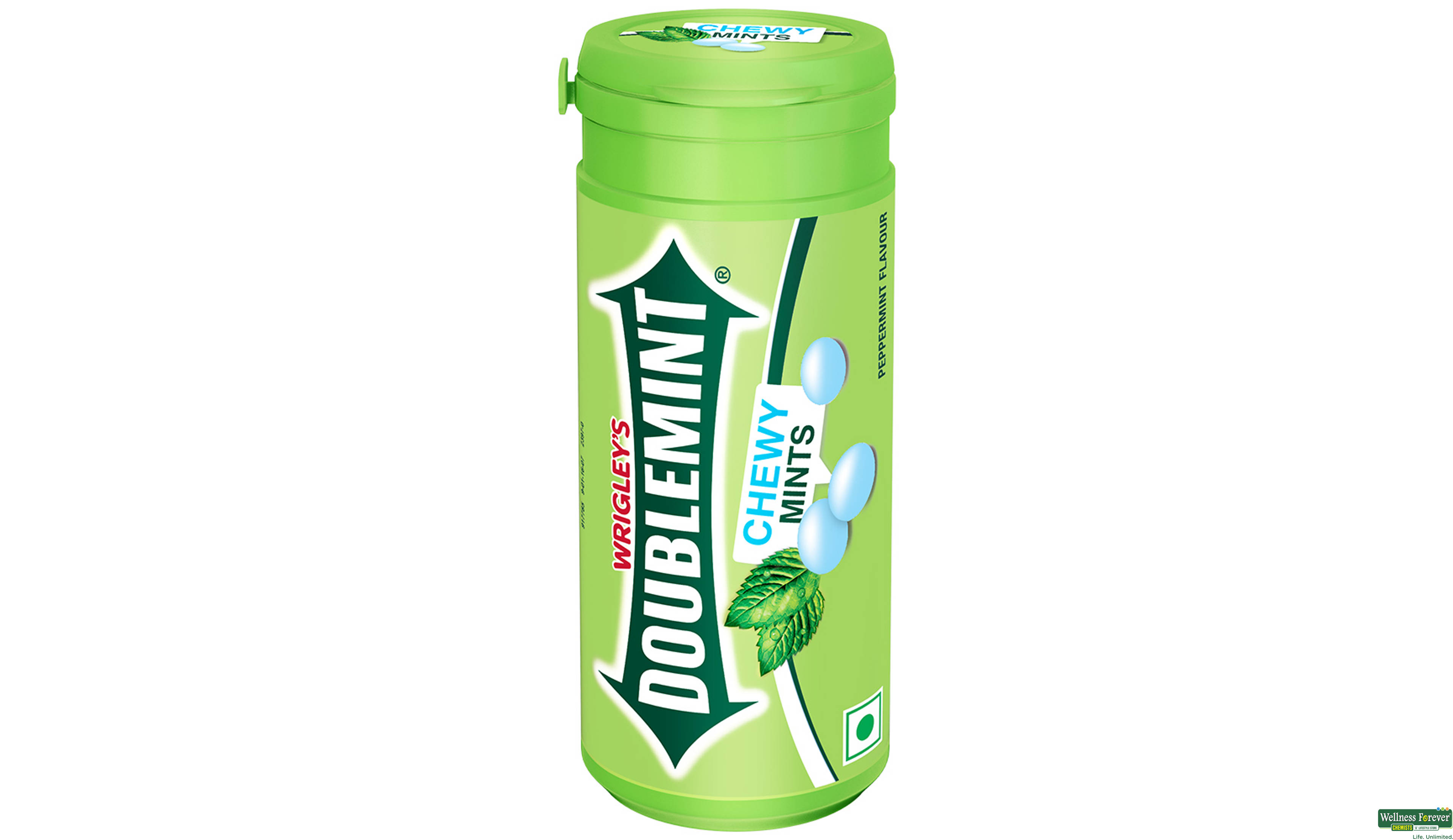 WRIGLEYS CHEWY DOUBLE MINT PEPPERMINT 32.55GM- 1, 32.55GM, 