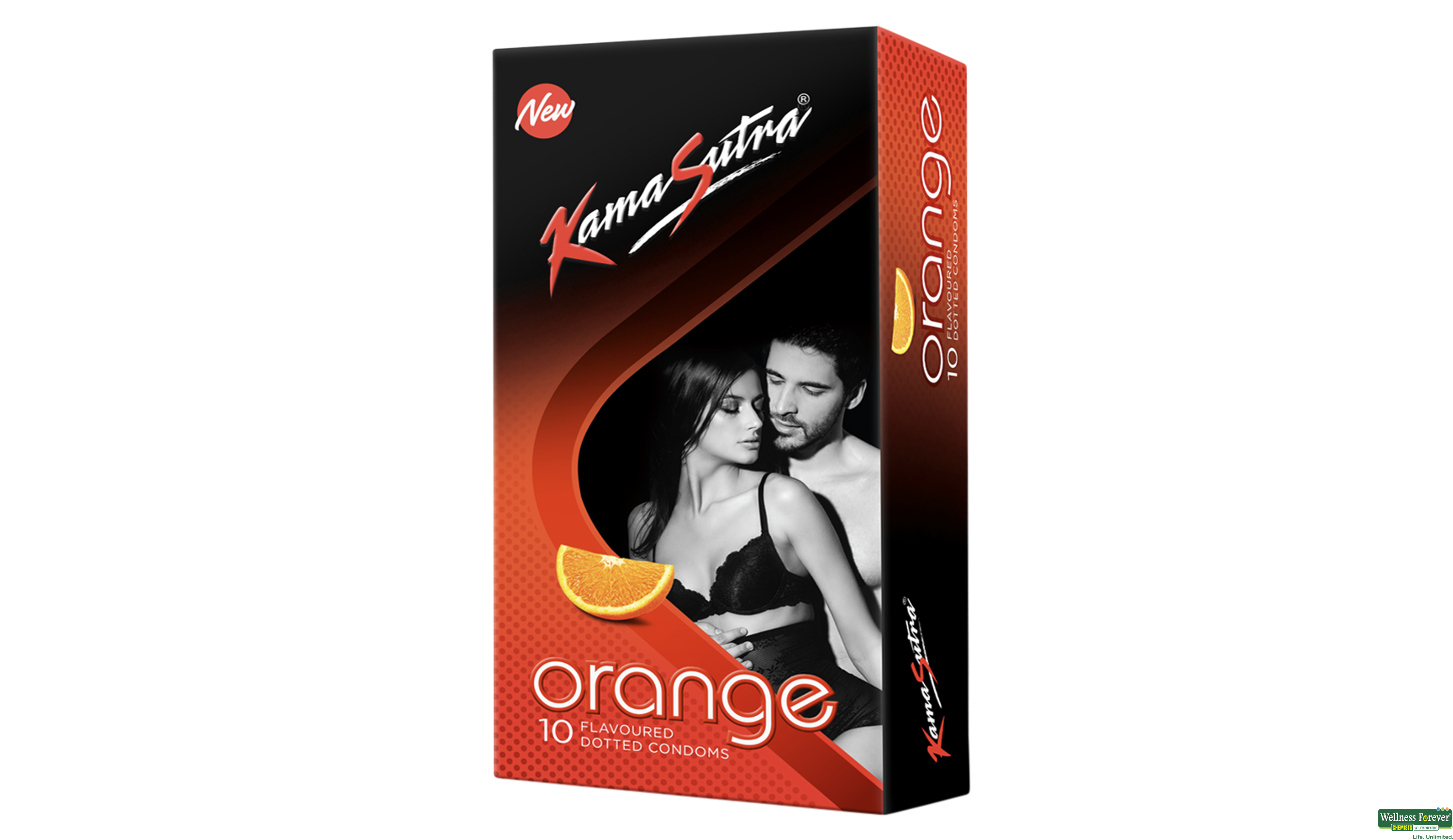 KS CONDOM ORANGE 10PC- 1, 10PC, 