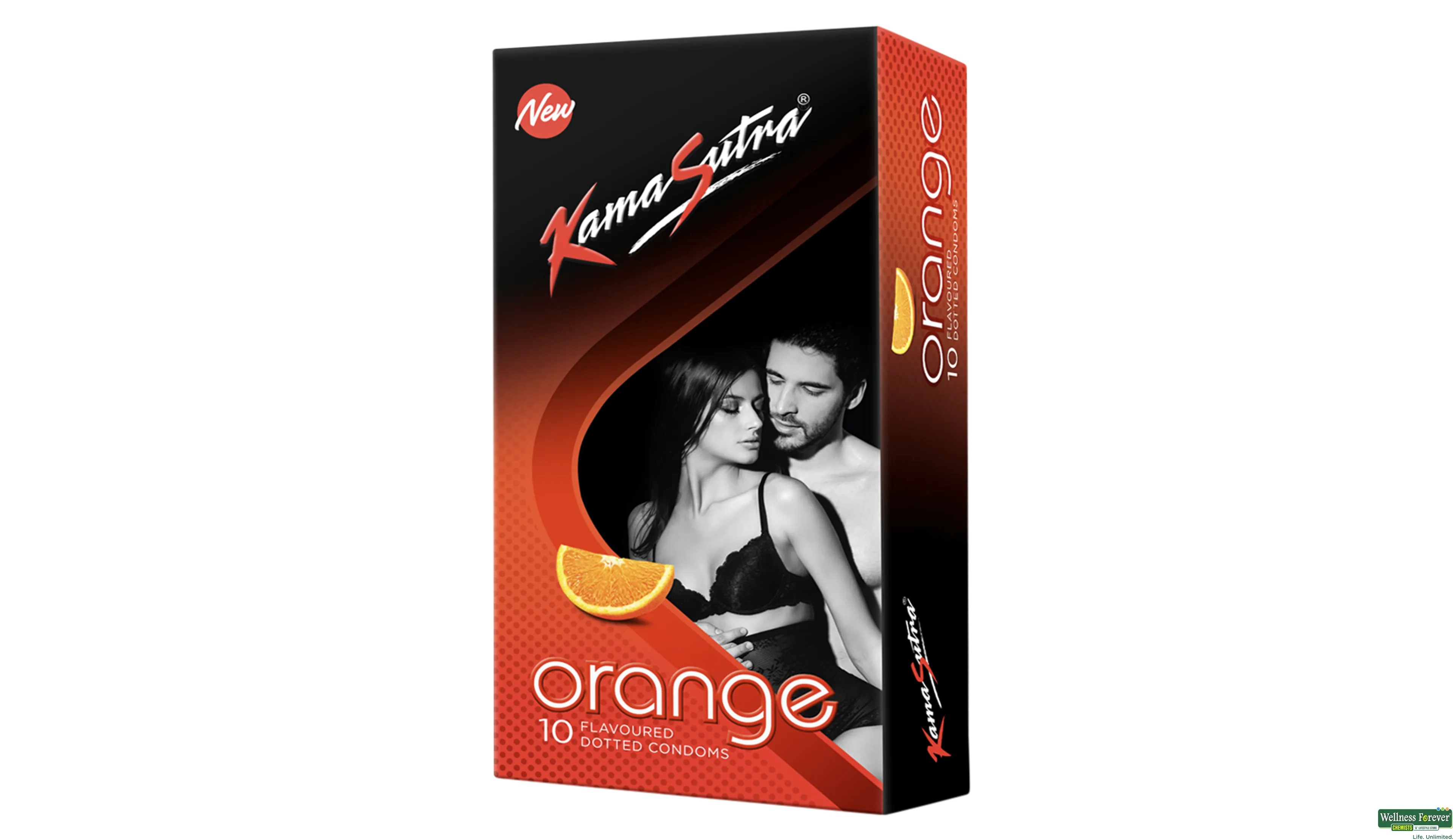 KS CONDOM ORANGE 10PC- 1, 10PC, 