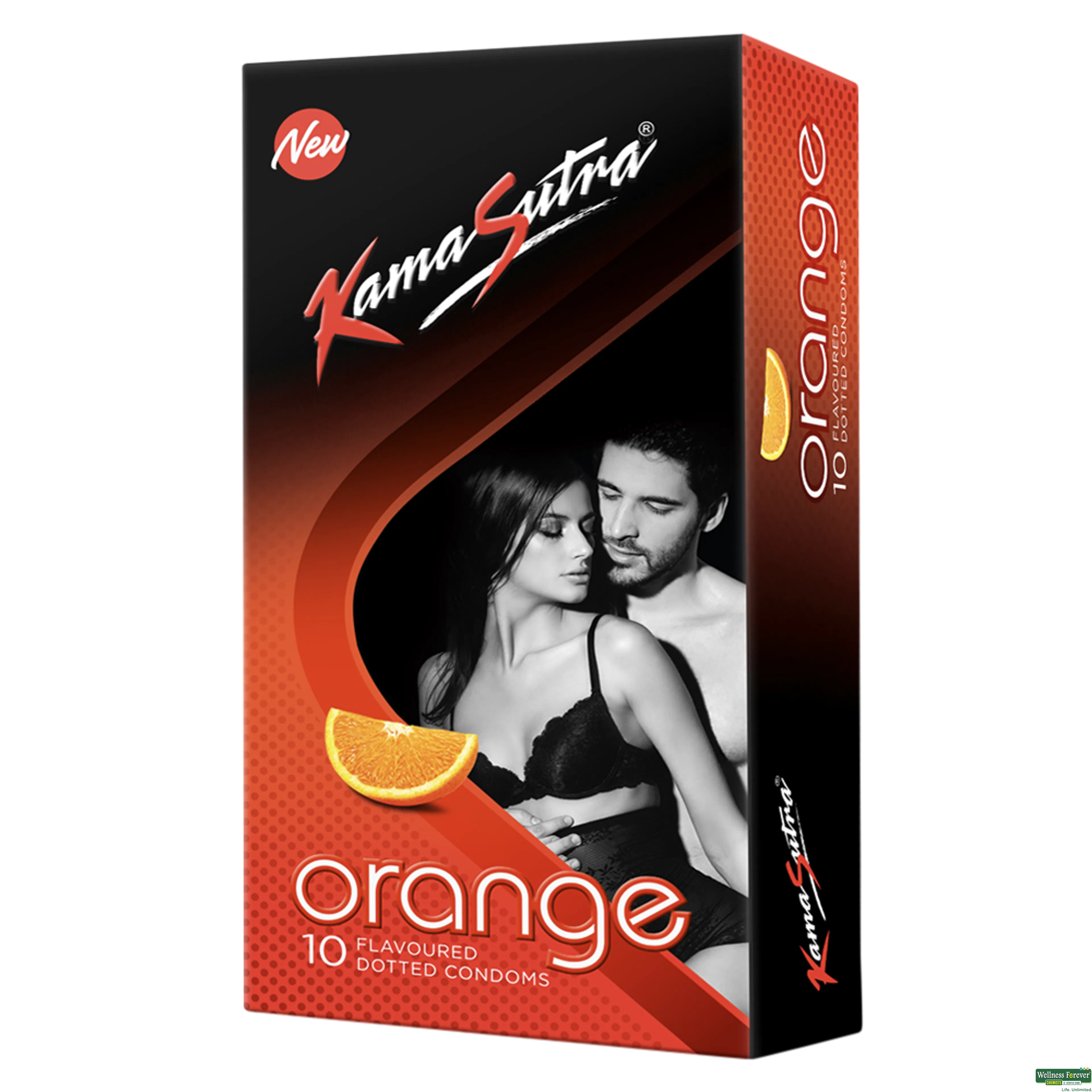 KS CONDOM ORANGE 10PC-image