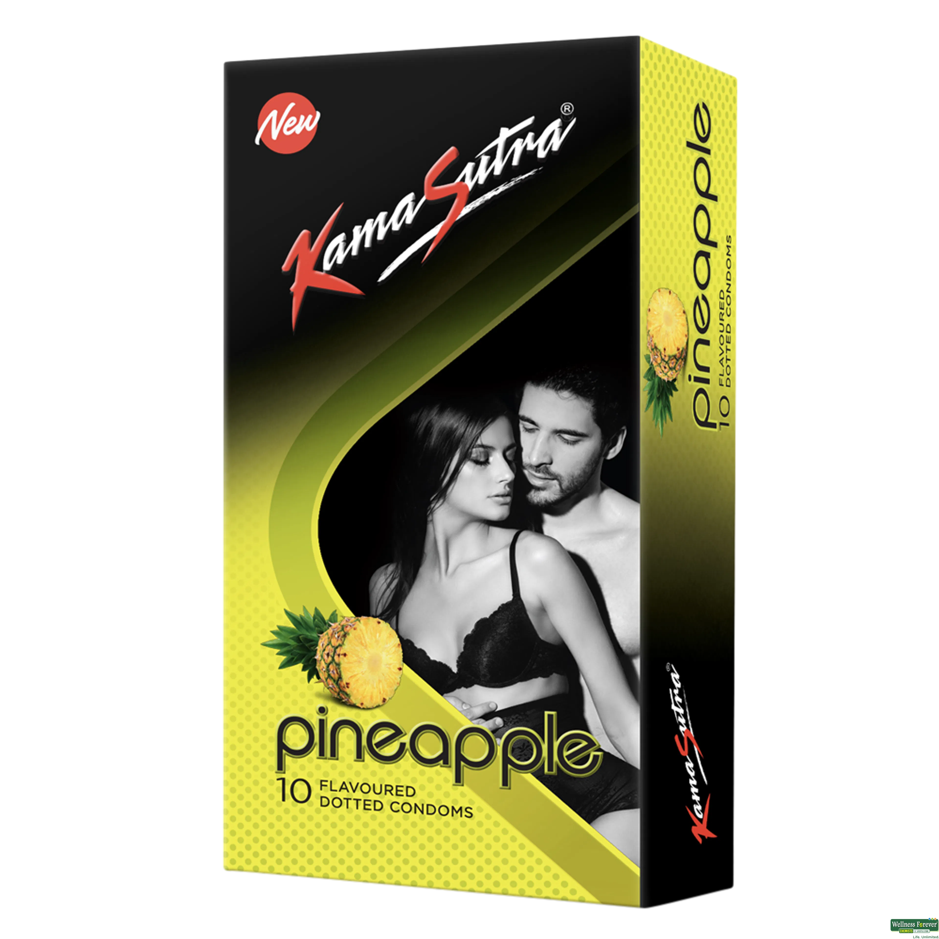 KS CONDOM PINEAPPLE 10PC-image