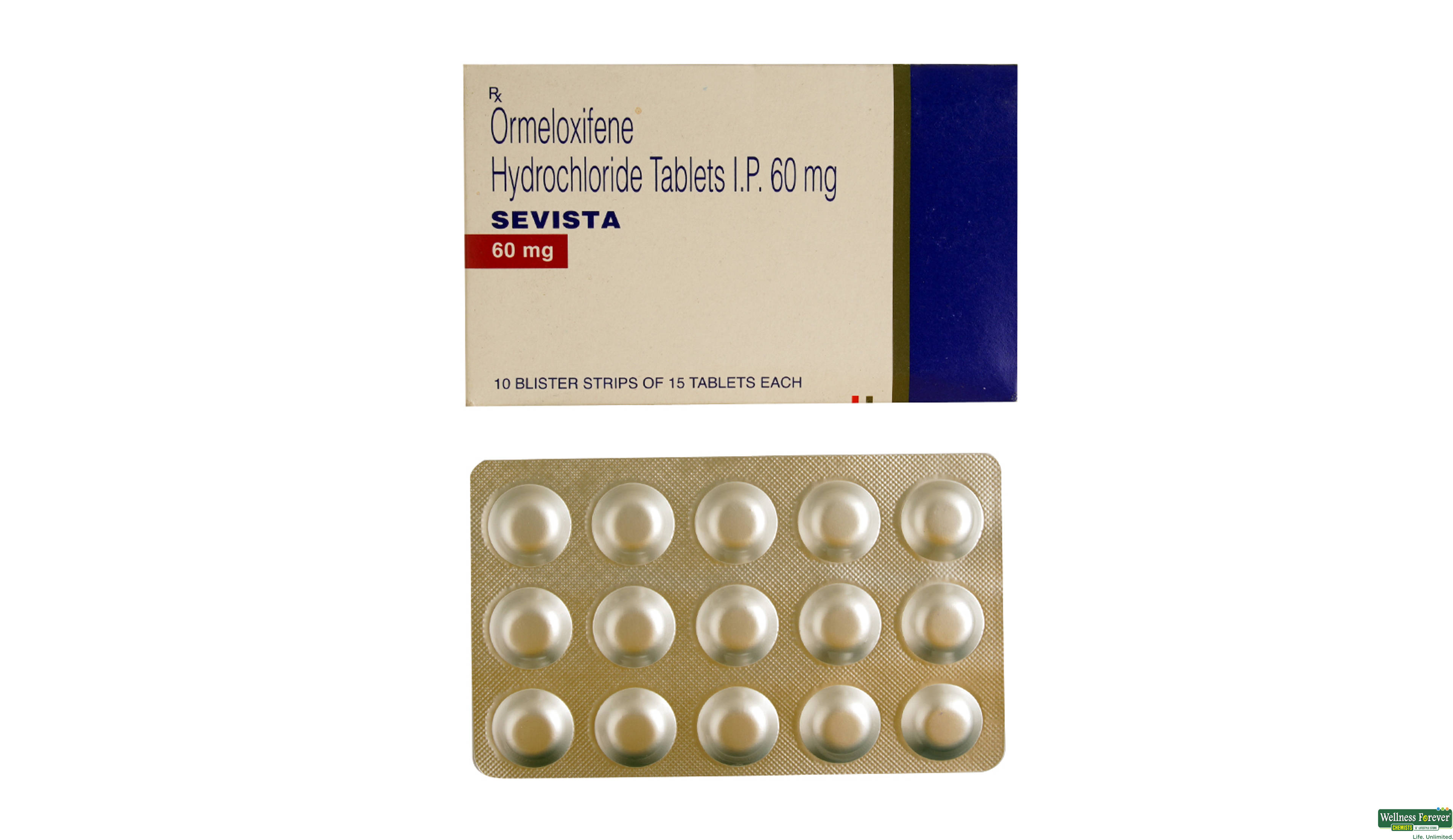 SEVISTA 60MG 15TAB- 1, 15TAB, 