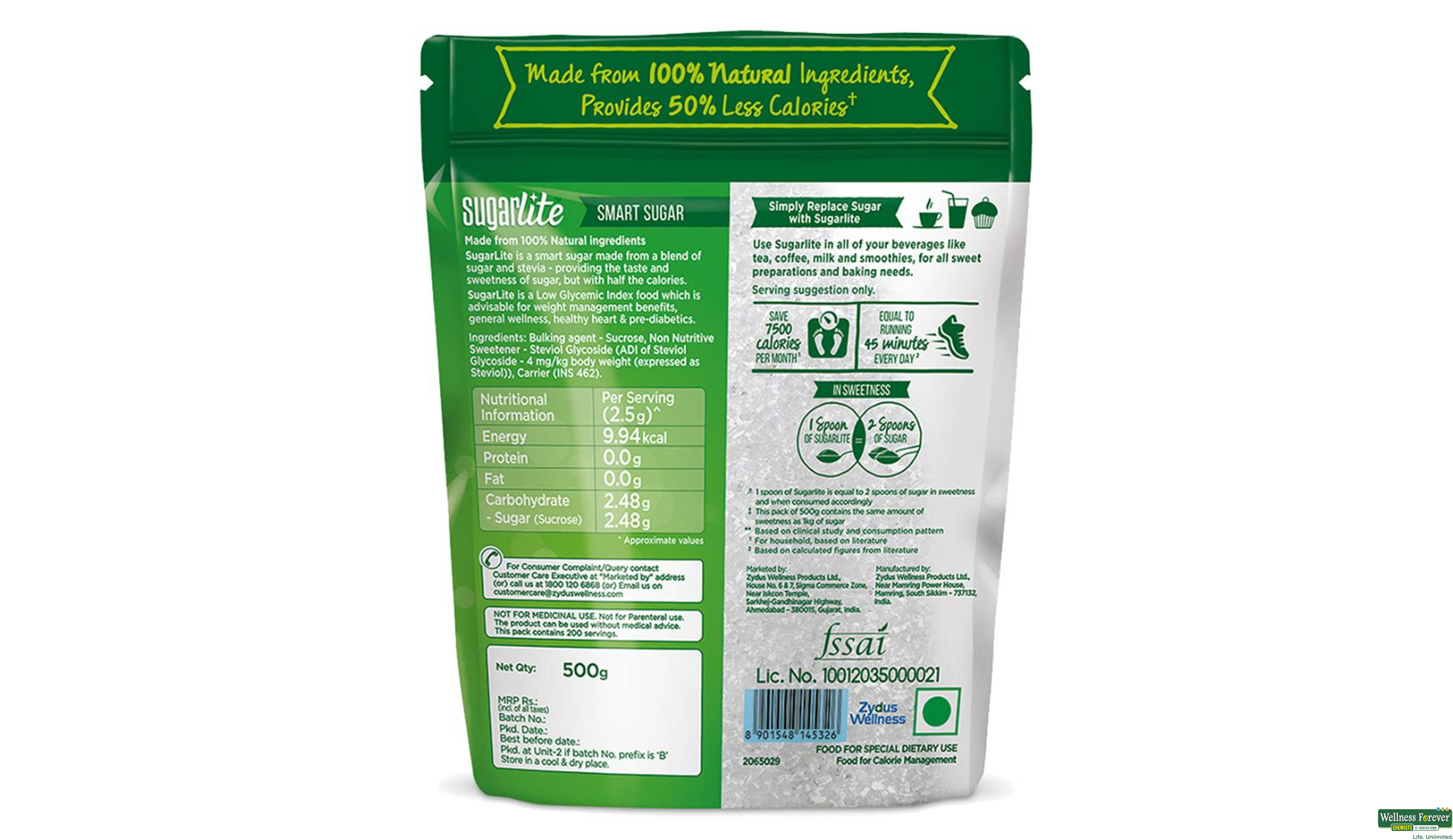 SUGARLITE SUGAR 500GM ##- 3, 500GM, 