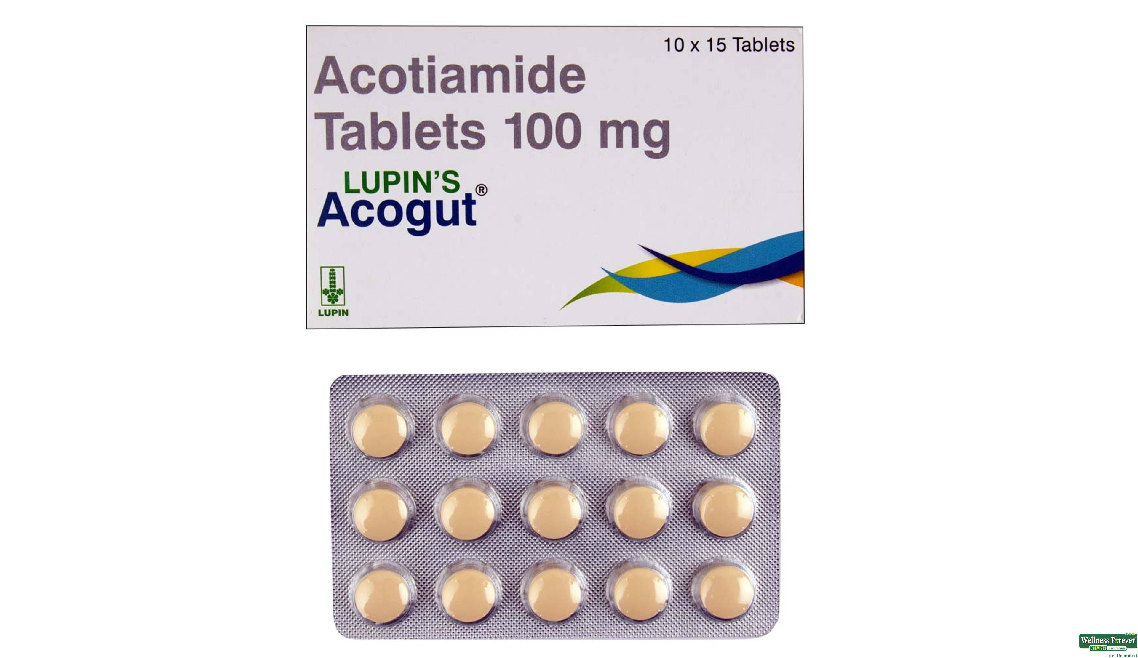 ACOGUT 100MG 15TAB- 1, 15TAB, 