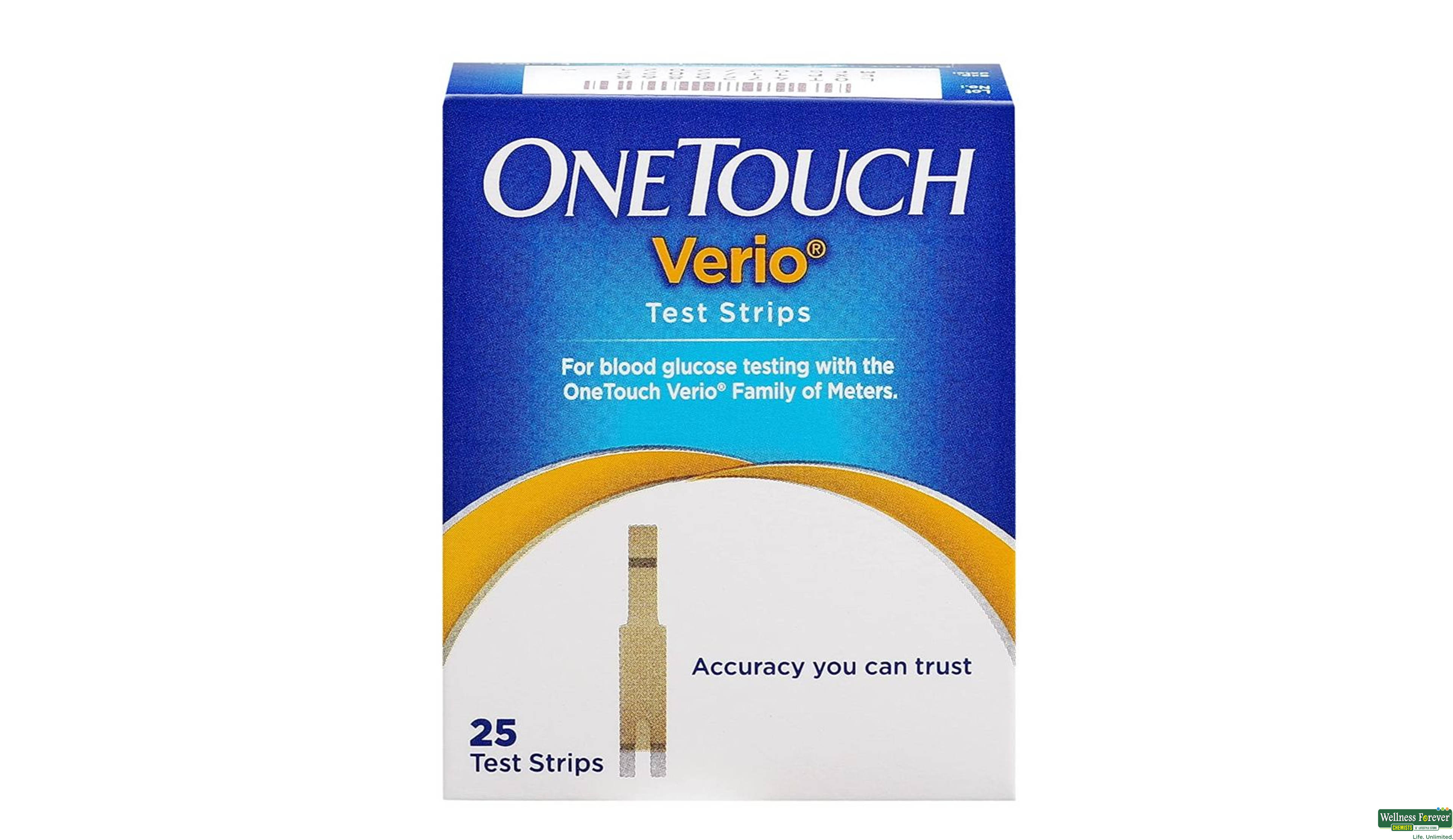 ONE TOUCH VERIO TEST STRIPS 25PC- 1, 25PC, 