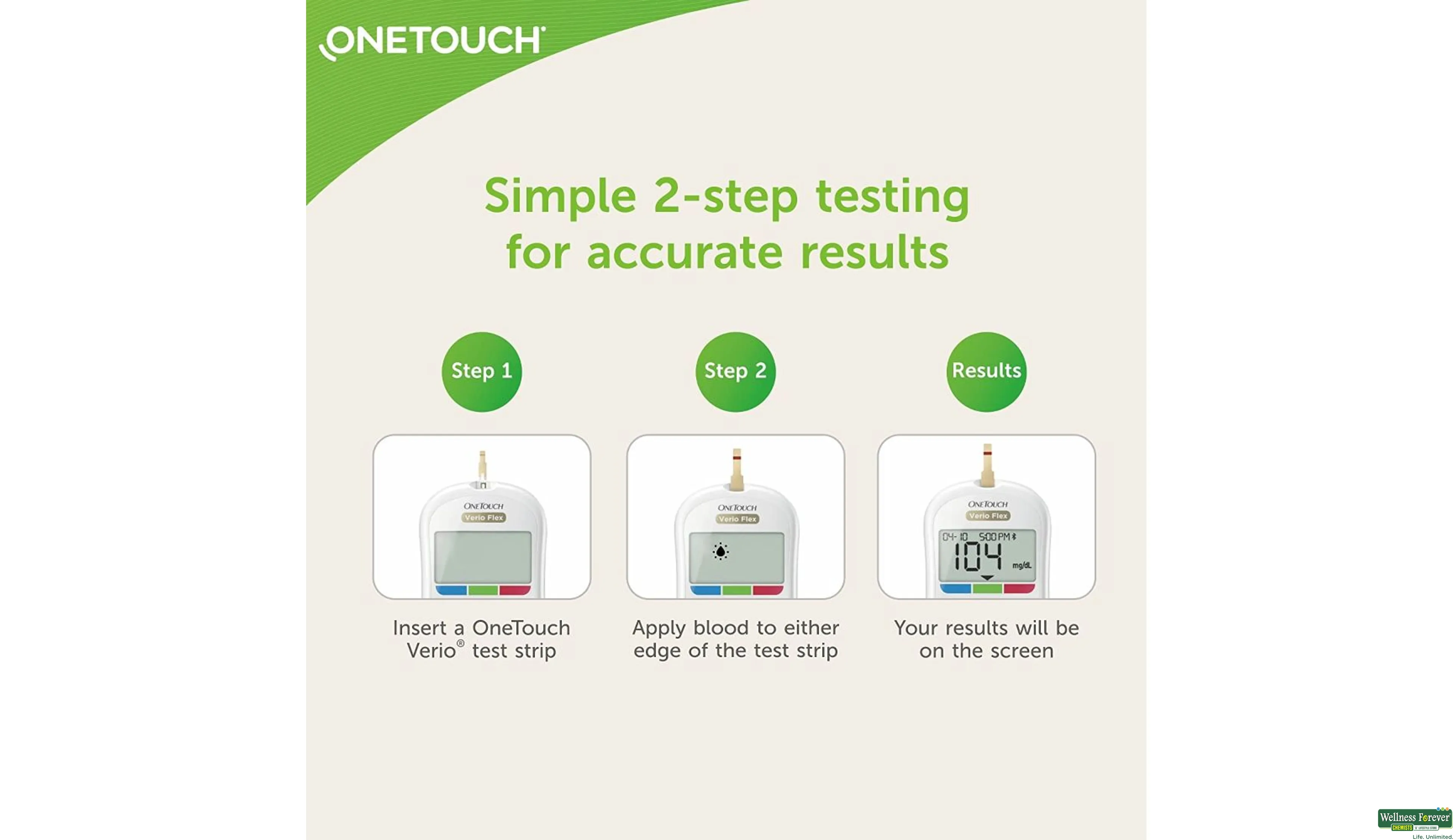 Buy One Touch Verio Test Strips 25 Piece Online at Best Prices ...