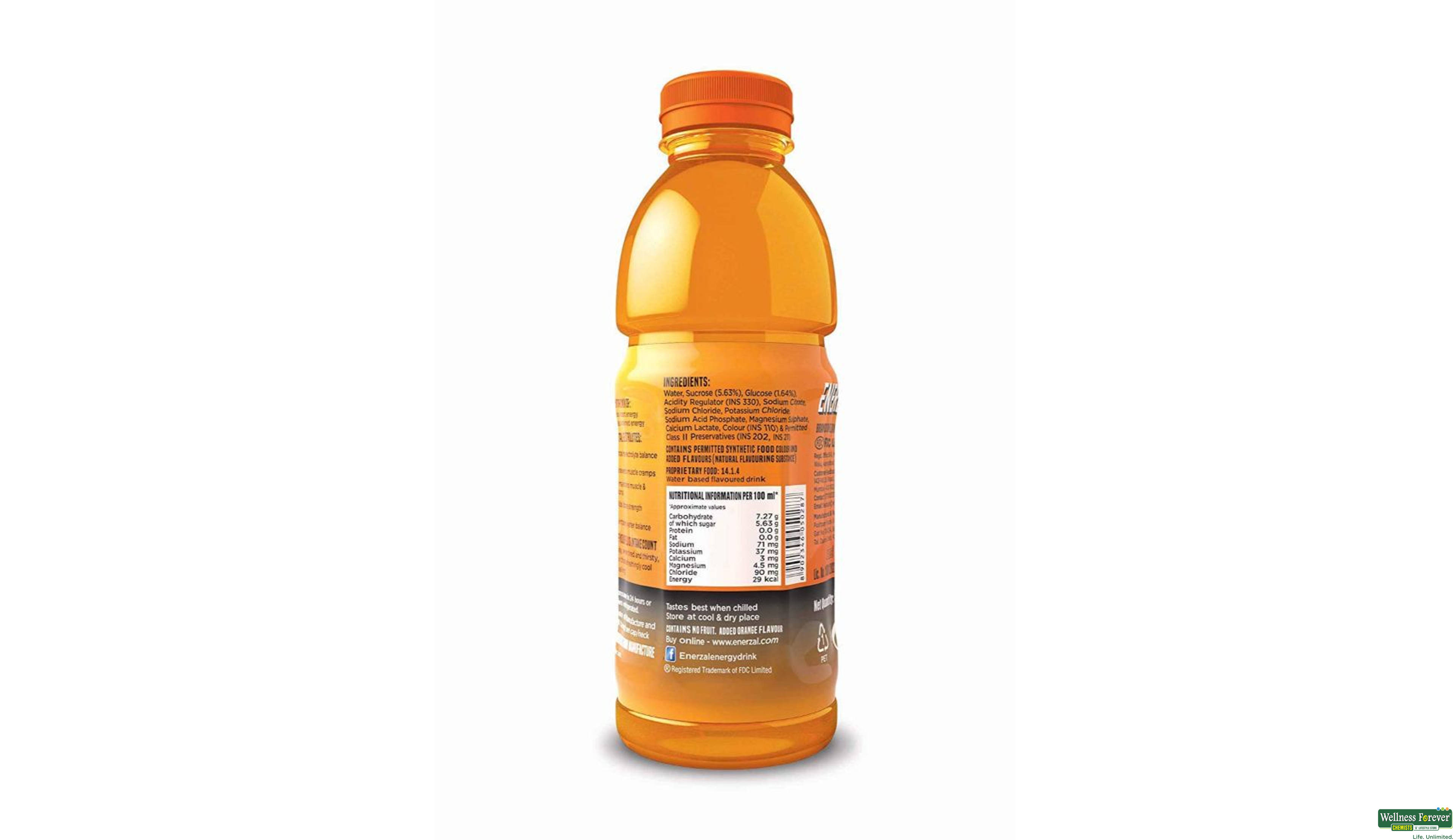 ENERZAL ORANGE LIQUID 500ML- 2, 500ML, 