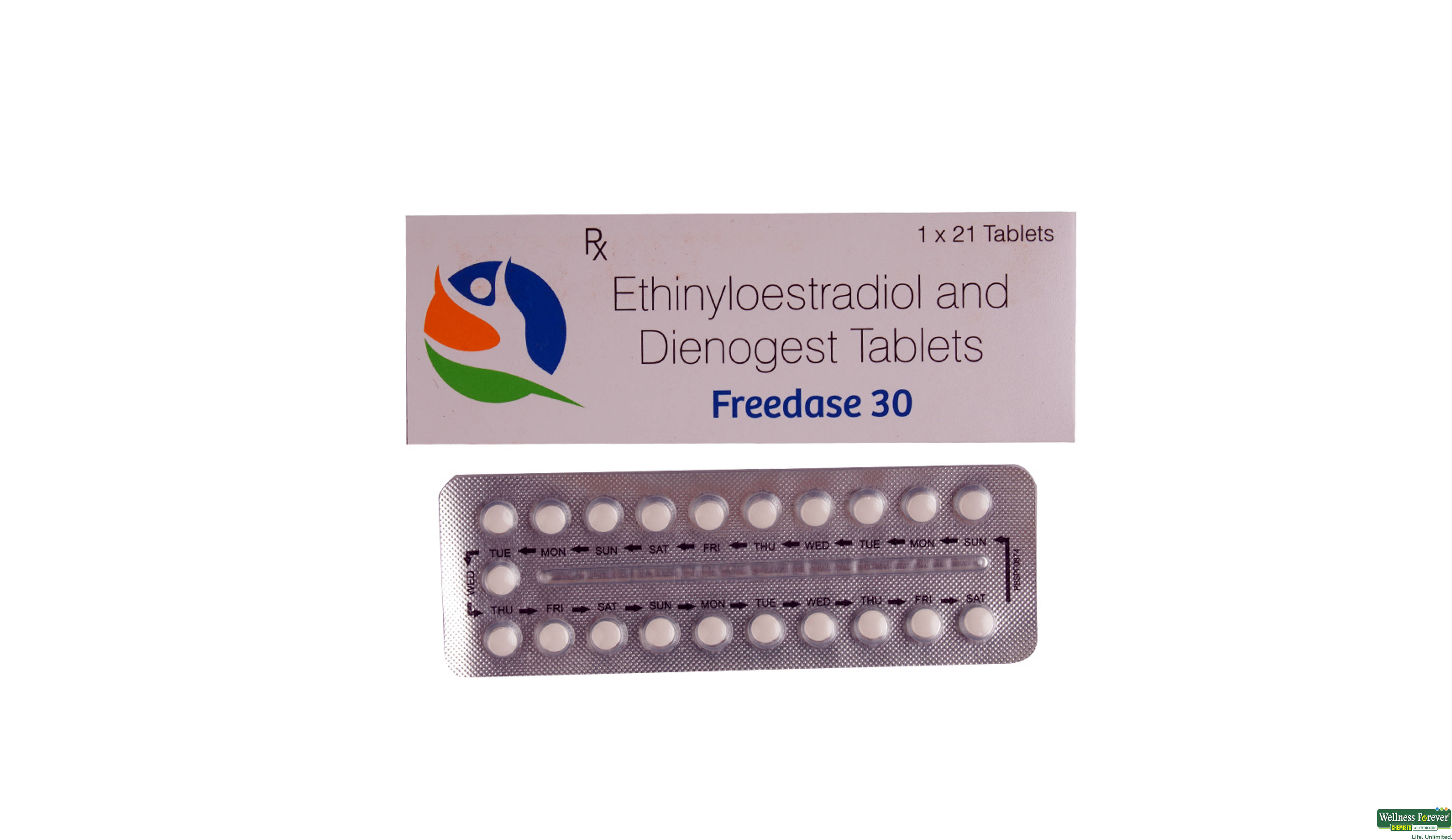 FREEDASE 30MCG 21TAB- 1, 21TAB, 