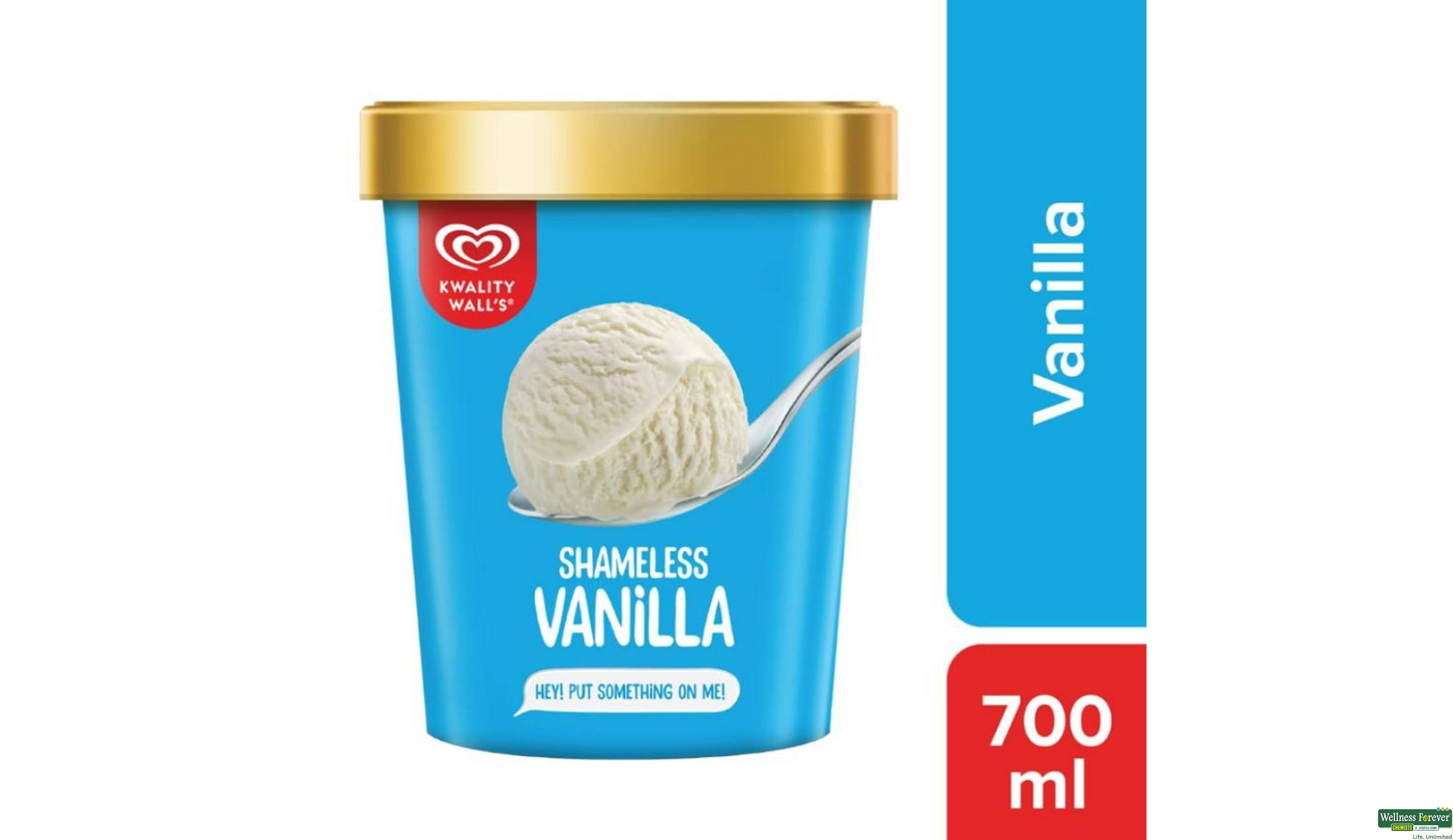 KW I /C VANILLA TUB 700ML- 1, 700ML, 