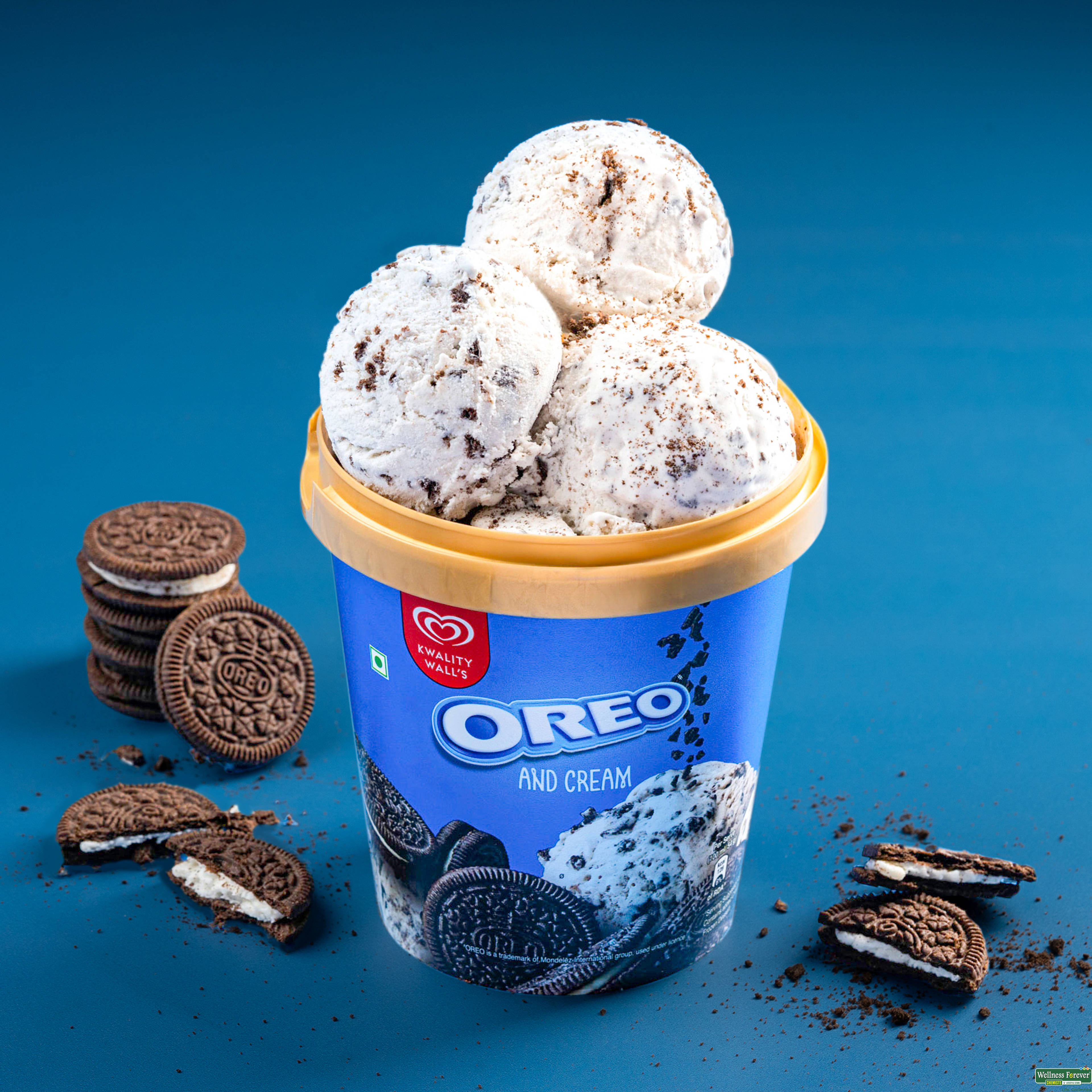 Kwality Walls Oreo & Cream Tub, 700 ml-image