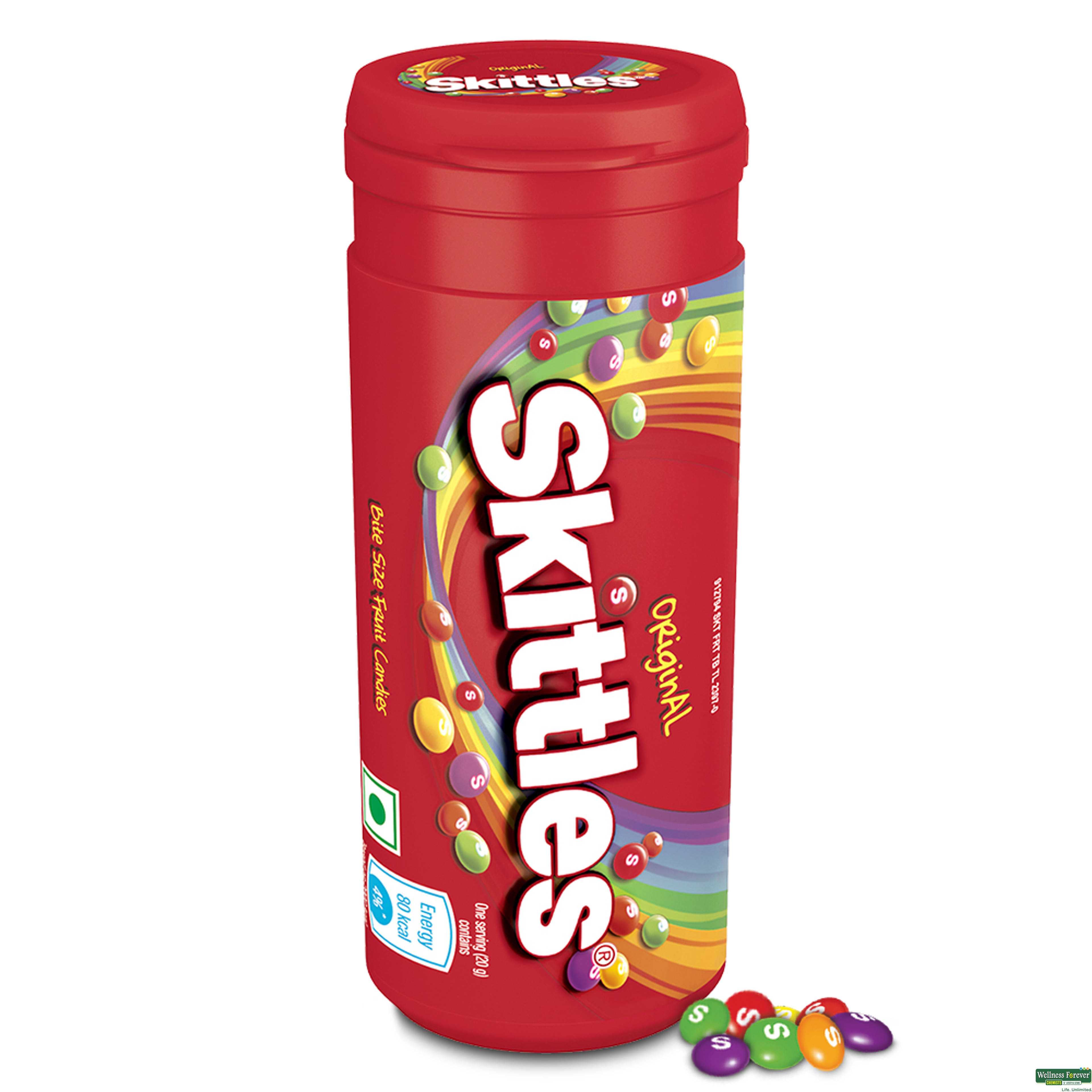 Skittles Original Fruit Flavoured Candies, 33.6 g-image