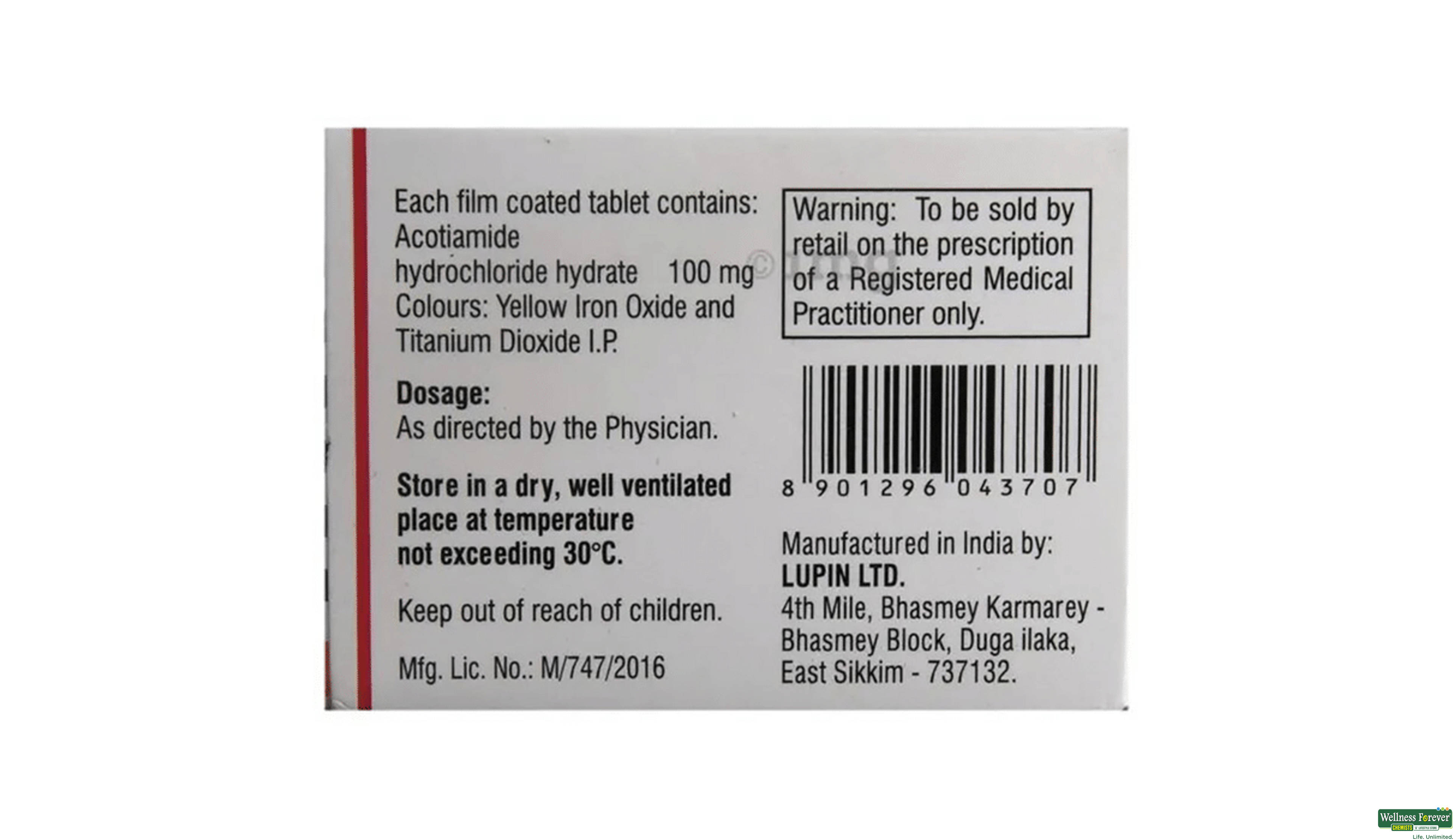 ACTAPRO 100MG 15TAB- 3, 15TAB, 