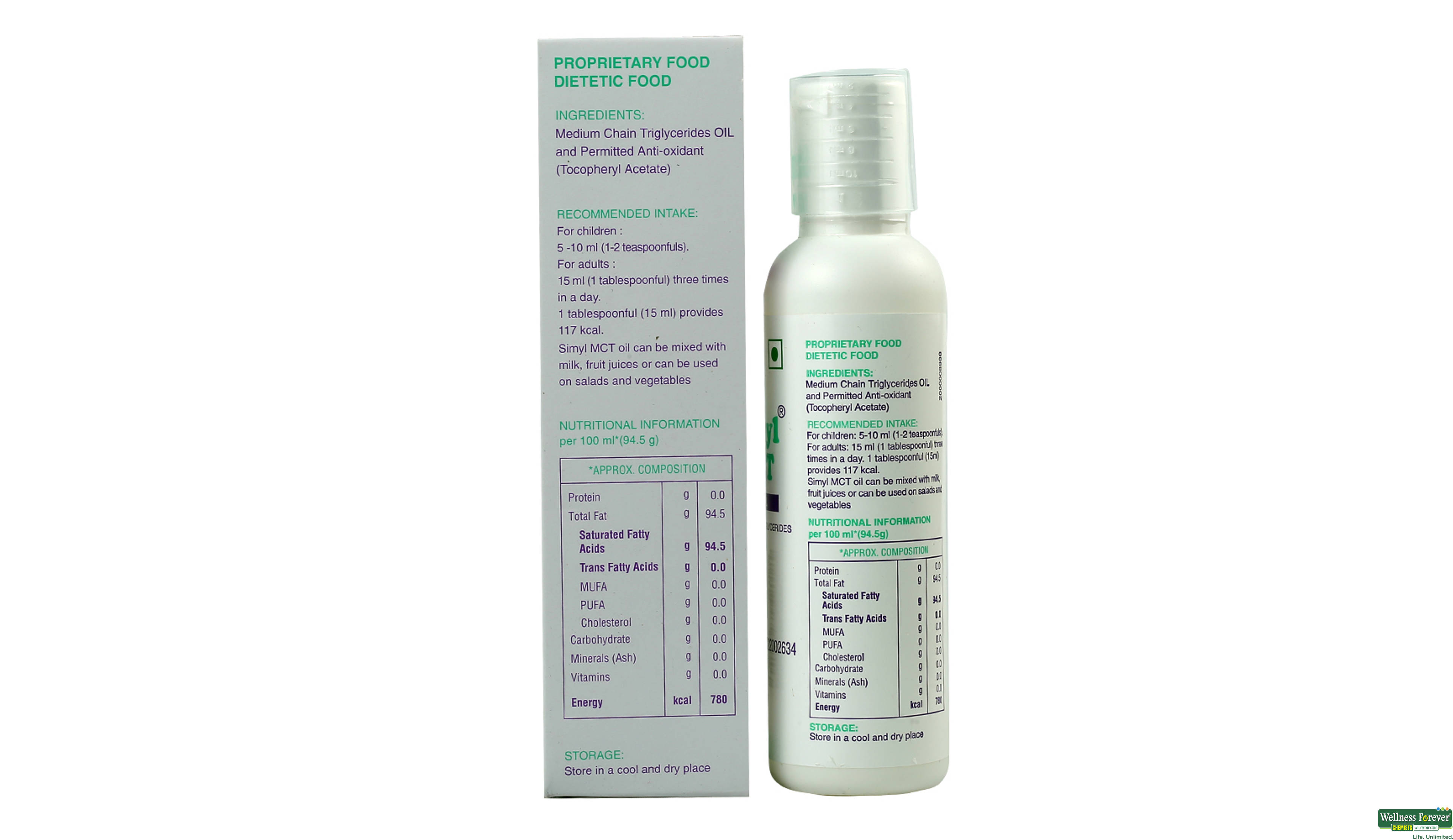 SIMYL-MCT OIL 100ML- 2, 100ML, 