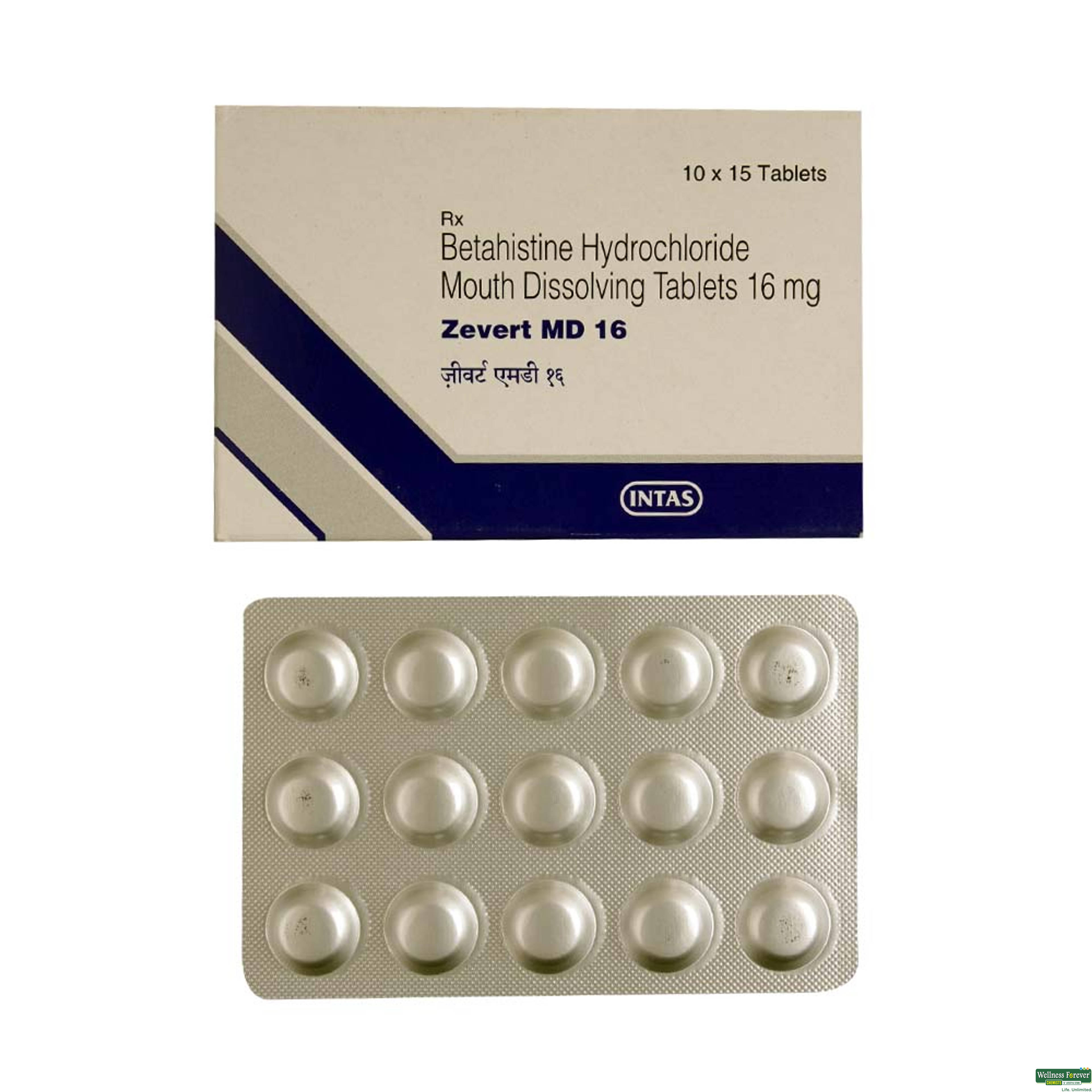 ZEVERT-MD 16MG 15TAB-image