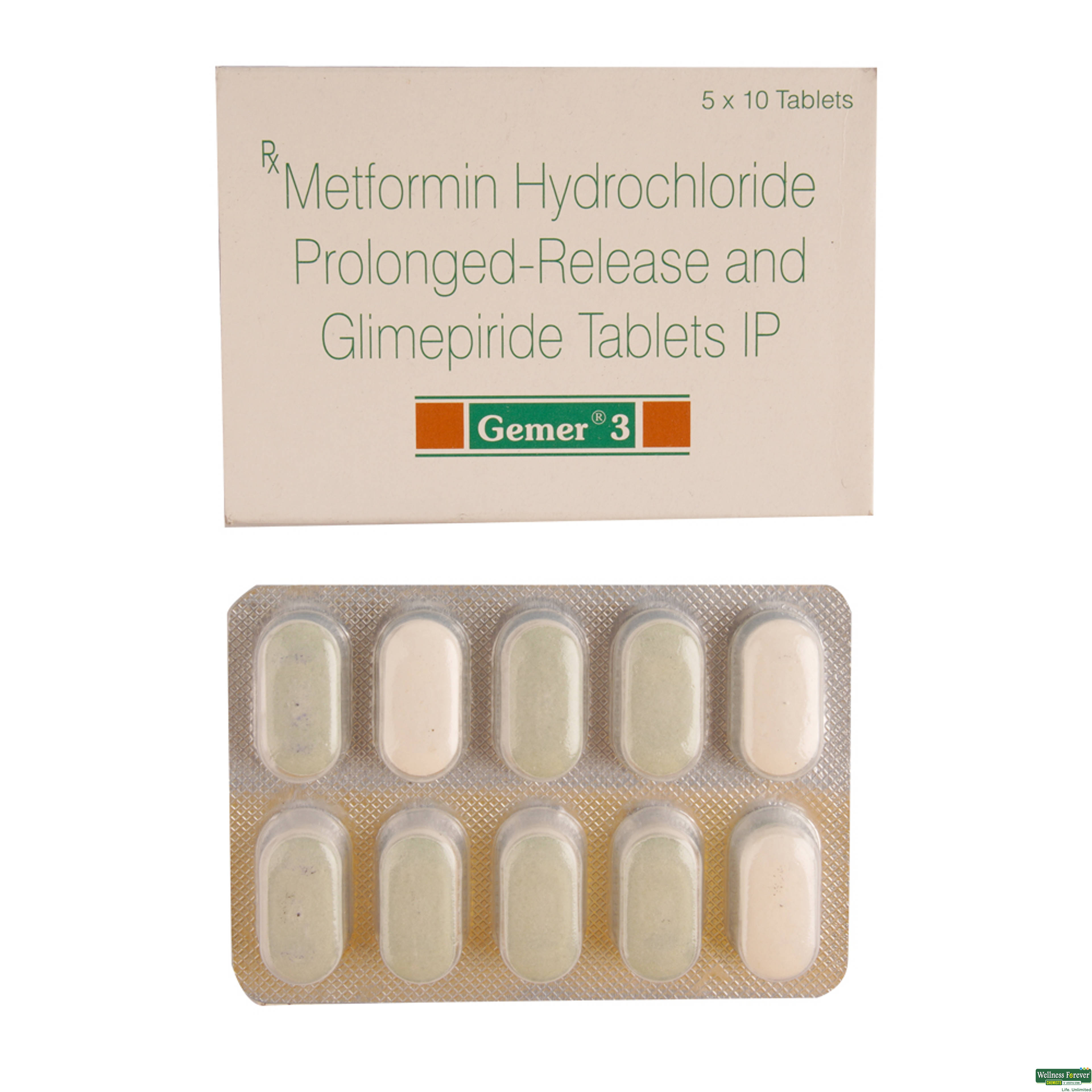Gemer 3mg 10 Tablets-image