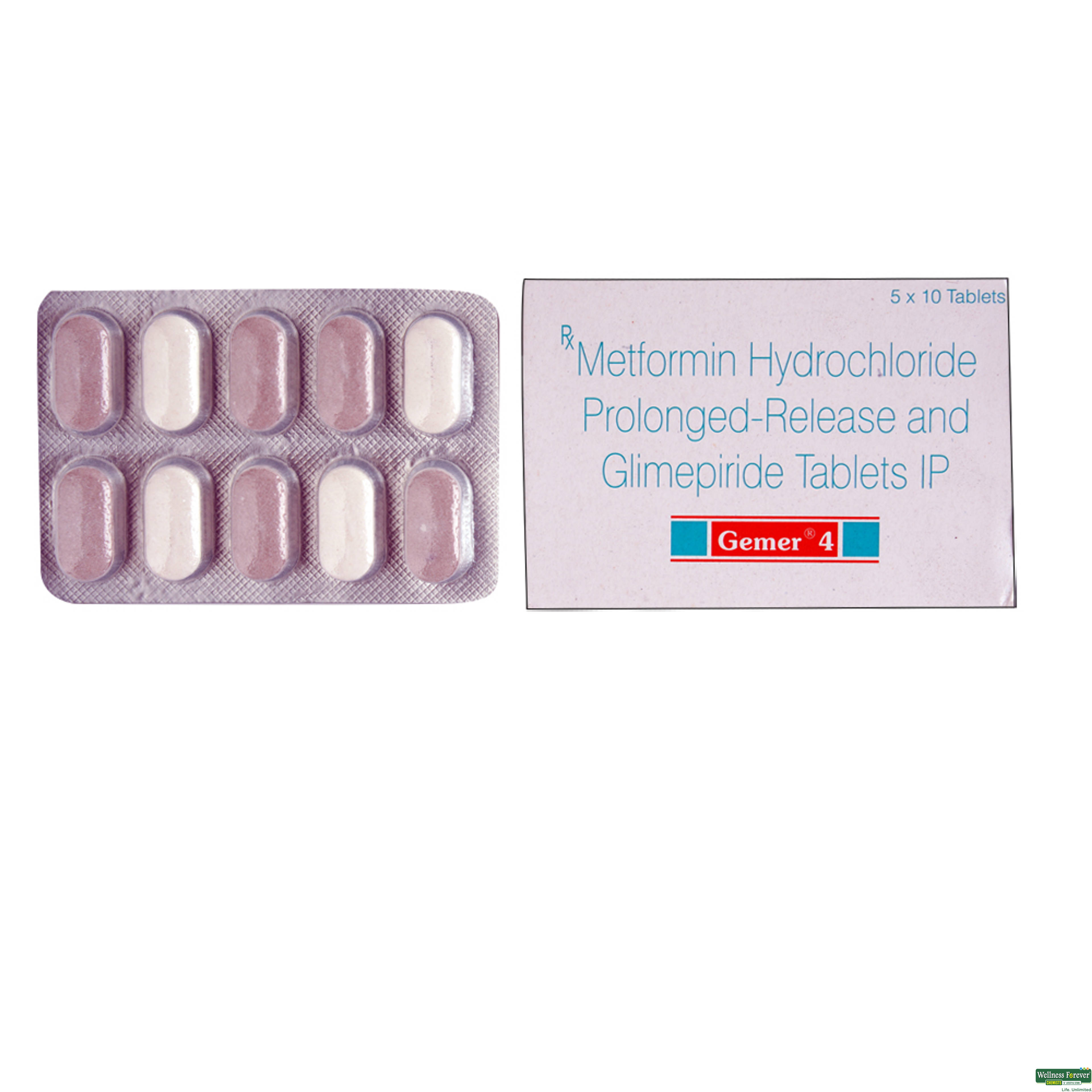 Gemer 4mg 10 Tablets-image