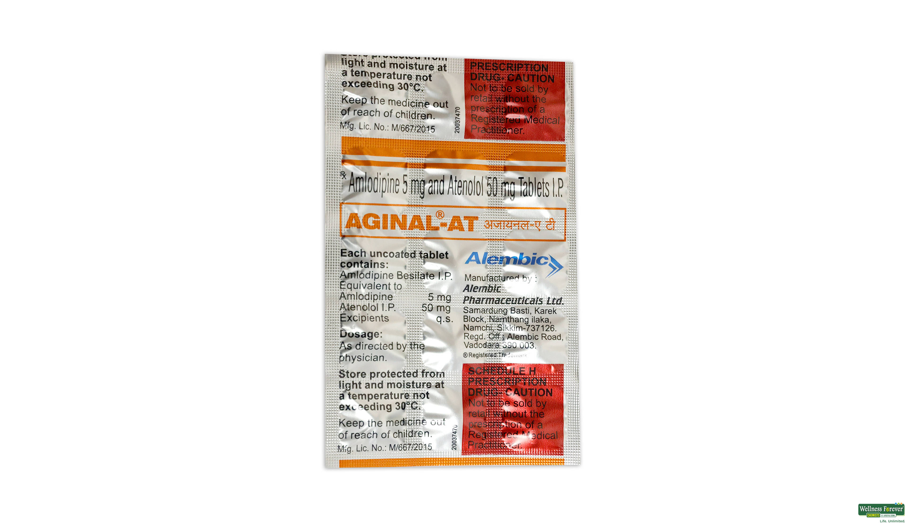 AGINAL-AT 15TAB- 1, 15TAB, 